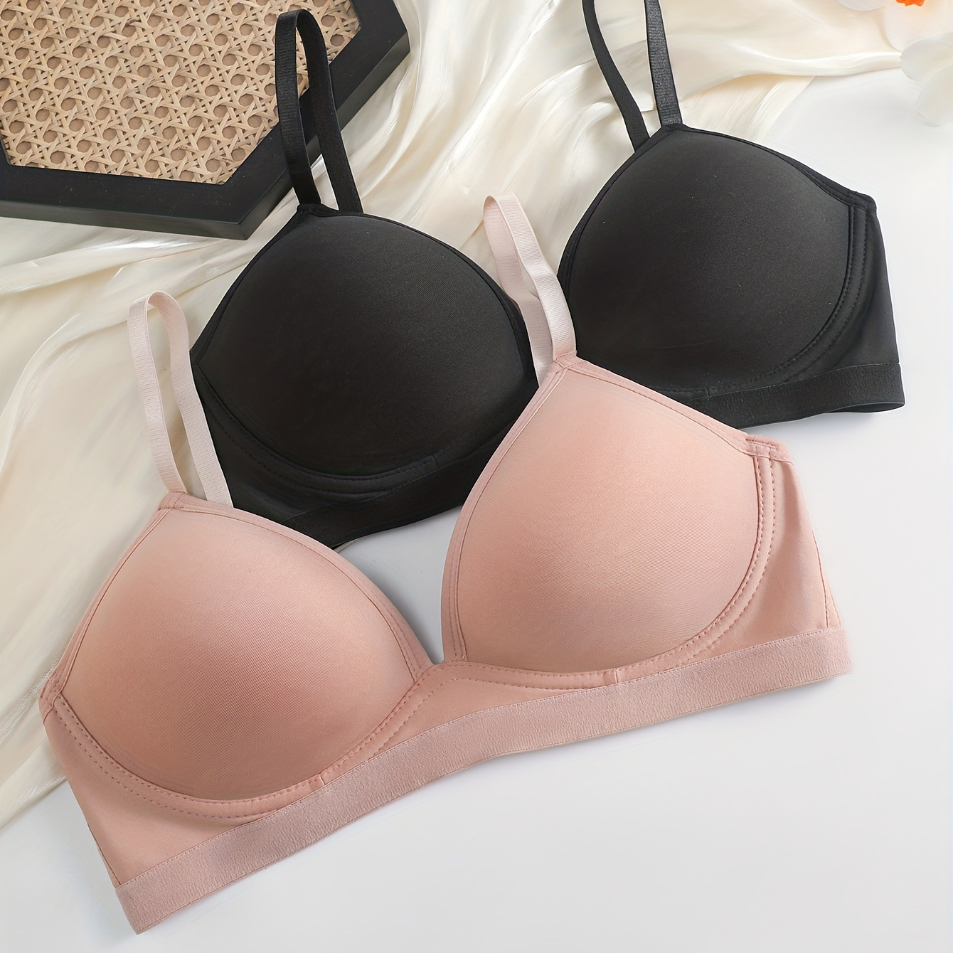 UBAU Soft Support Push-Up Small Comfortable Bra sexy lingerie No Rims  Seamless Underwear Anti-Sagging Gather Bras
