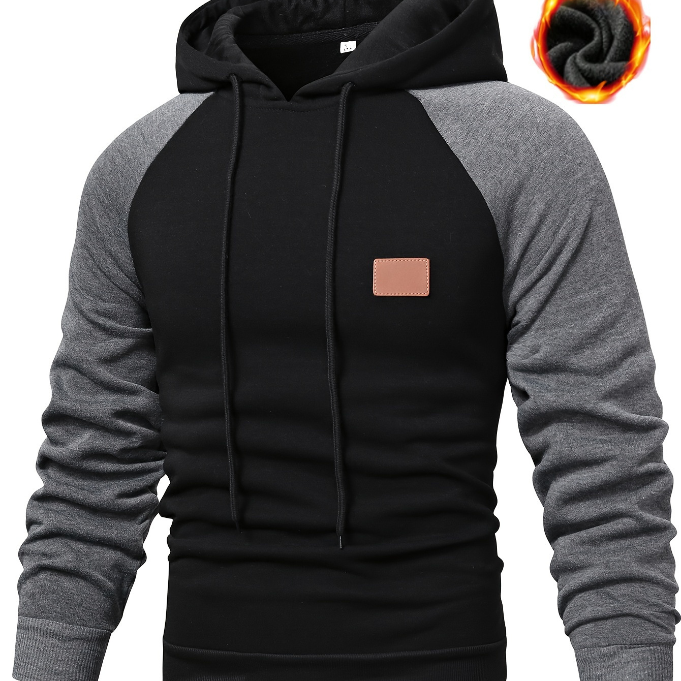 

Sweat À Capuche Color Block, Sweats À Capuche Cool Pour Hommes, Sweat À Capuche Décontracté Pour Hommes Avec Poche Kangourou Streetwear Pour L'hiver Et L'automne, Comme Cadeaux