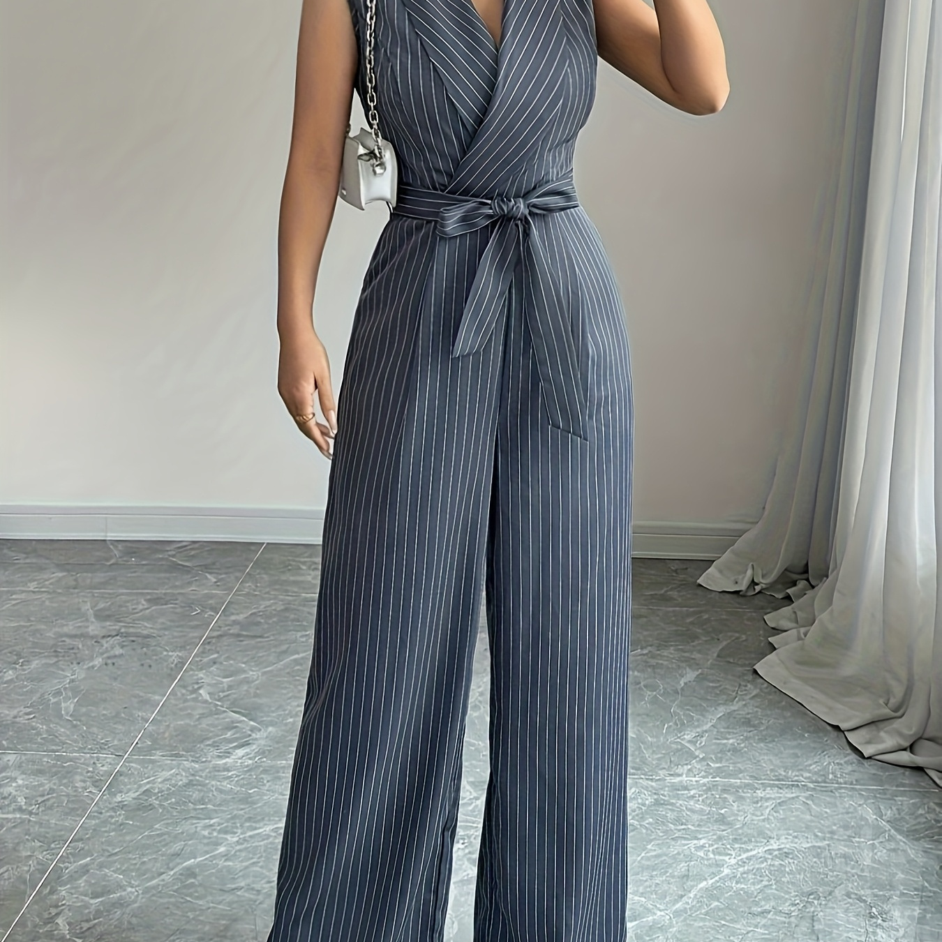 GRECERELLE Tuta Da Jogging Donna In Due Pezzi, Manica Lunga Con Scollo A V E Pantaloni Con Tasche, Taglia M