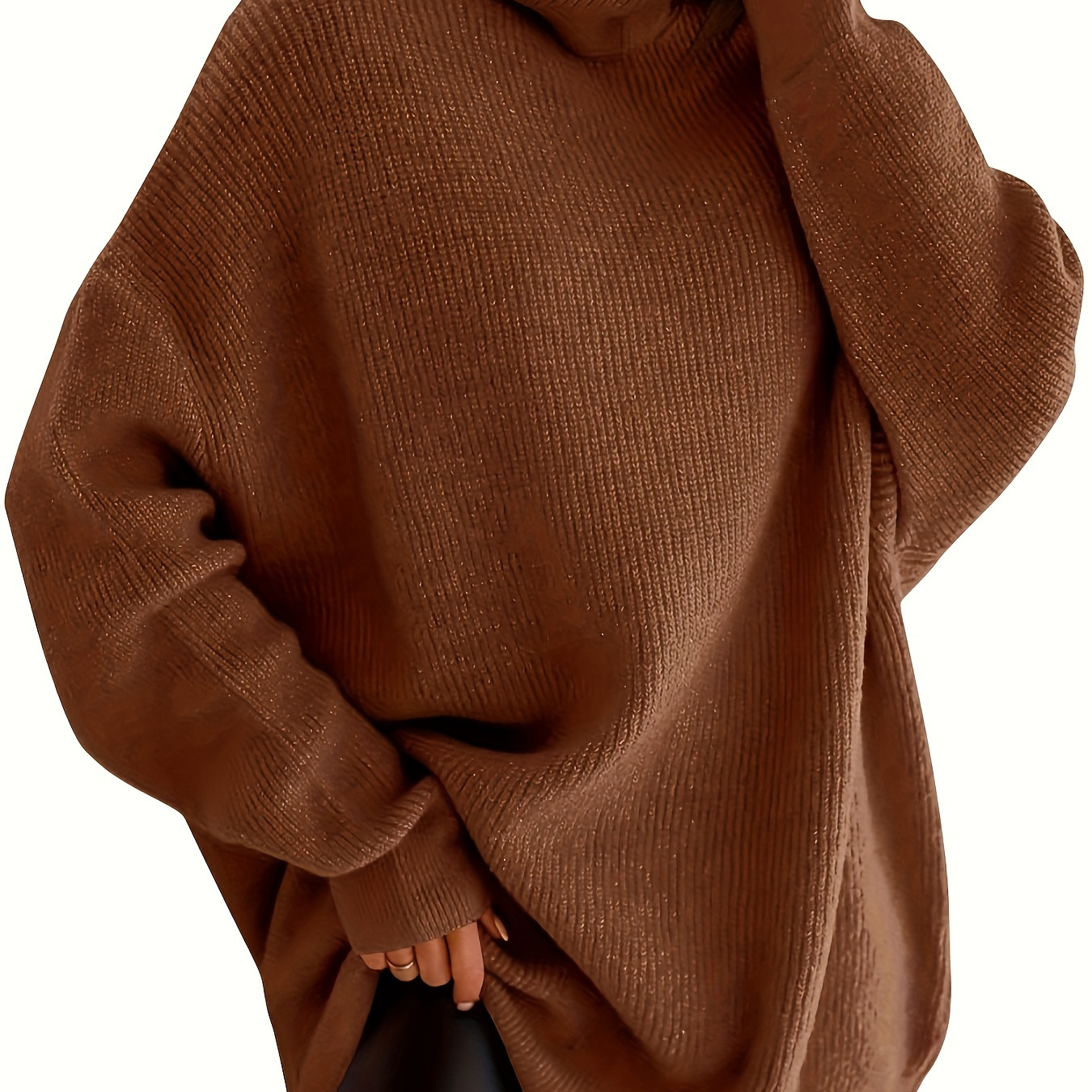 

Womens Turtleneck Oversized Fall Top