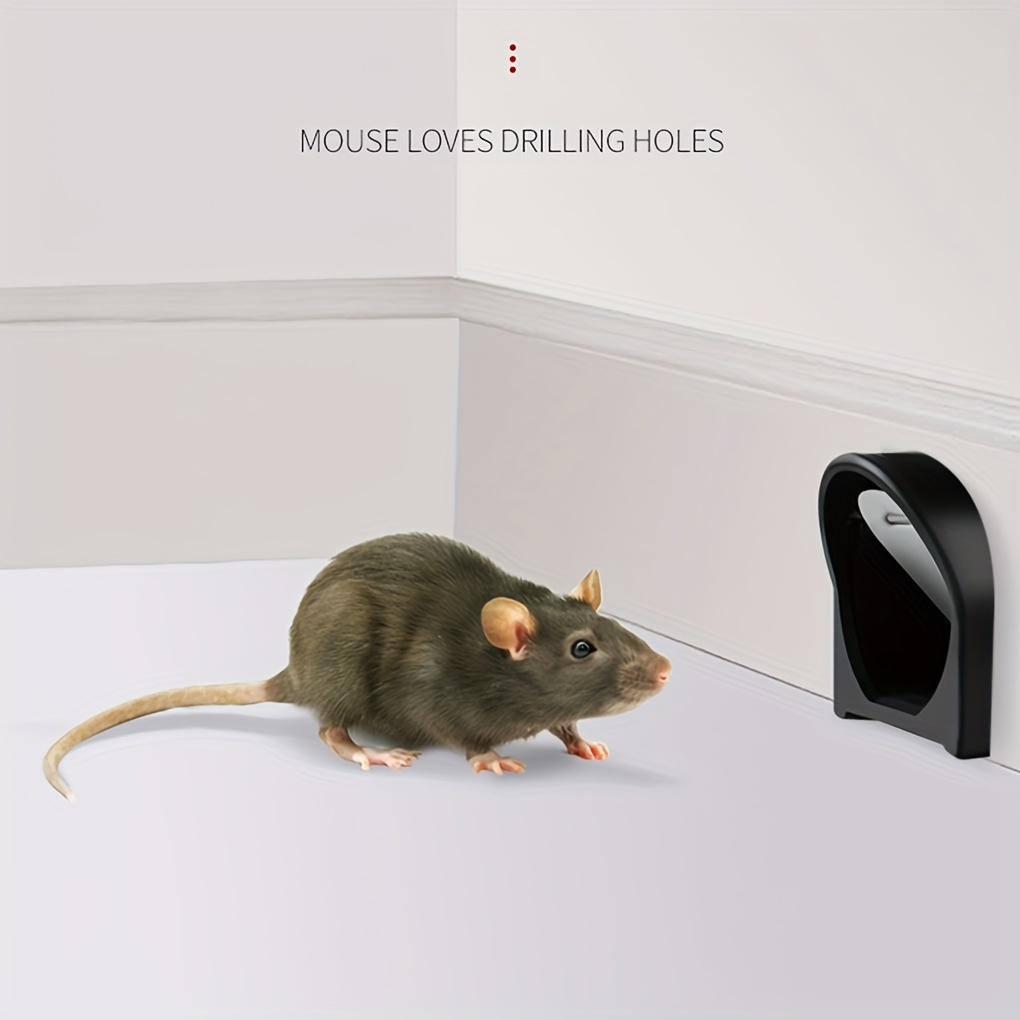  Trampa para ratones, trampas para ratones que funcionan mejor para  ratones pequeños y ratones al aire libre, interior, de matanza rápida y  reutilizables, paquete de 6 : Patio, Césped y Jardín