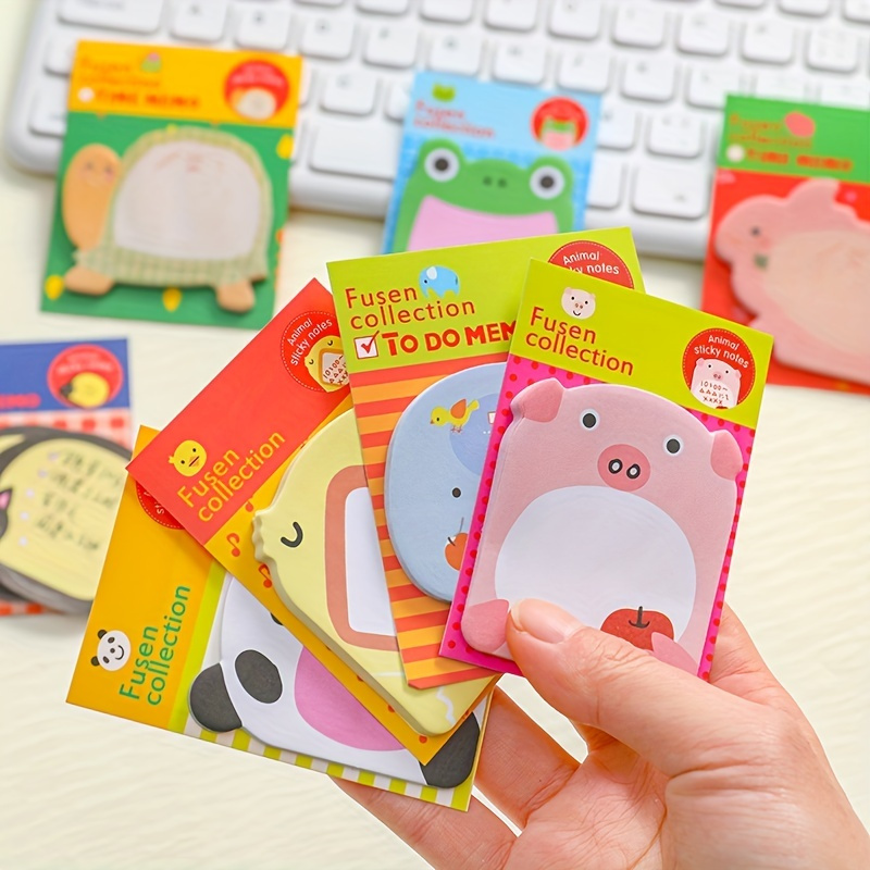 

Stationery Animal Modeling Post-it Notes Cute Creative Sticky Notes Book Cartoon N Times Stick Student Gift Sticky Notes