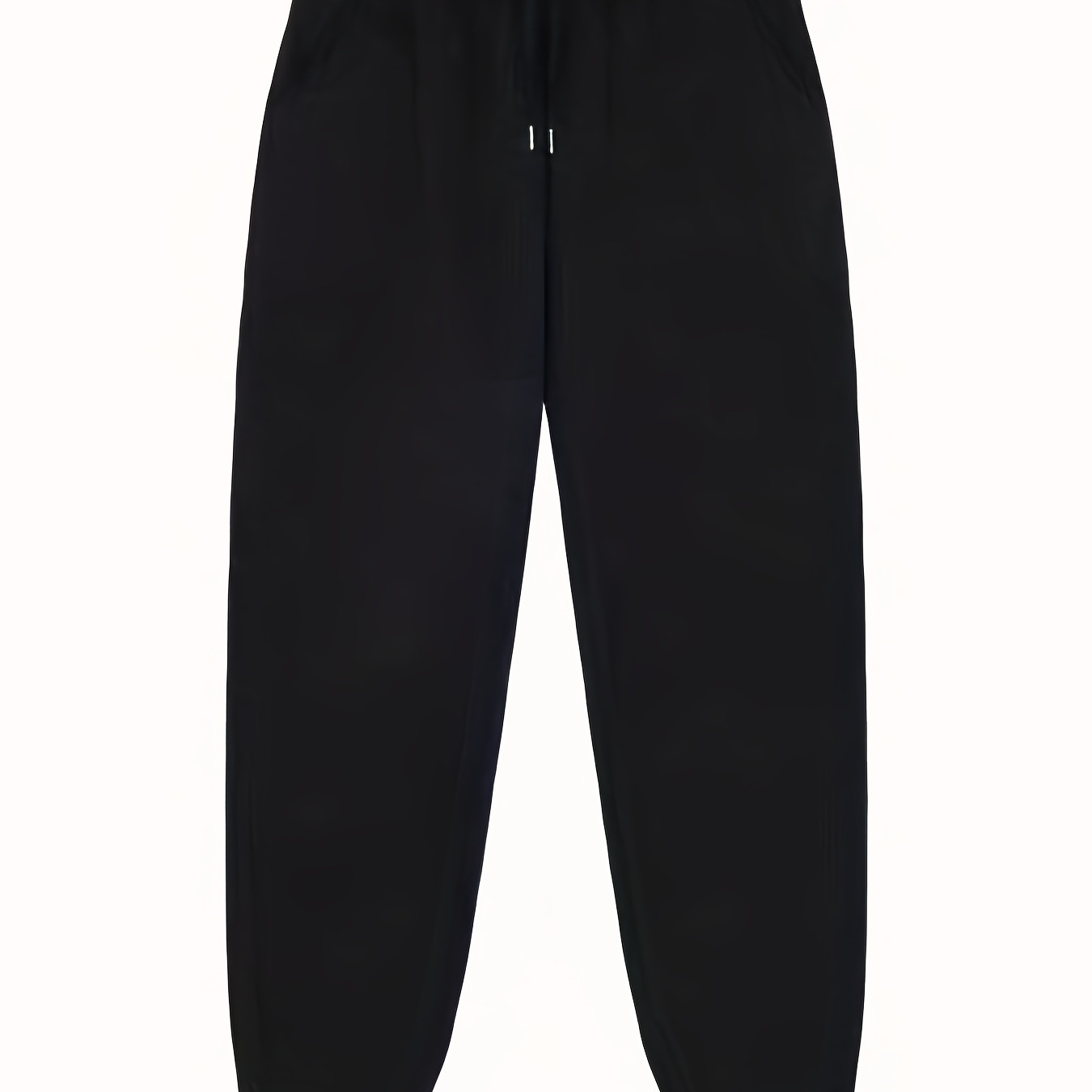 Classic Design Joggers, Men's Casual Loose Fit Slightly Stretch Waist Drawstring Pants For The 4 Seasons Fitness Cycling