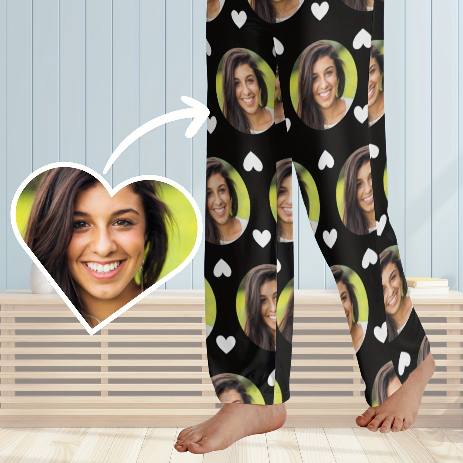 

Customized Men's Novelty Comfy Pants, Unisex Custom Photo Pattern Pajama Pants