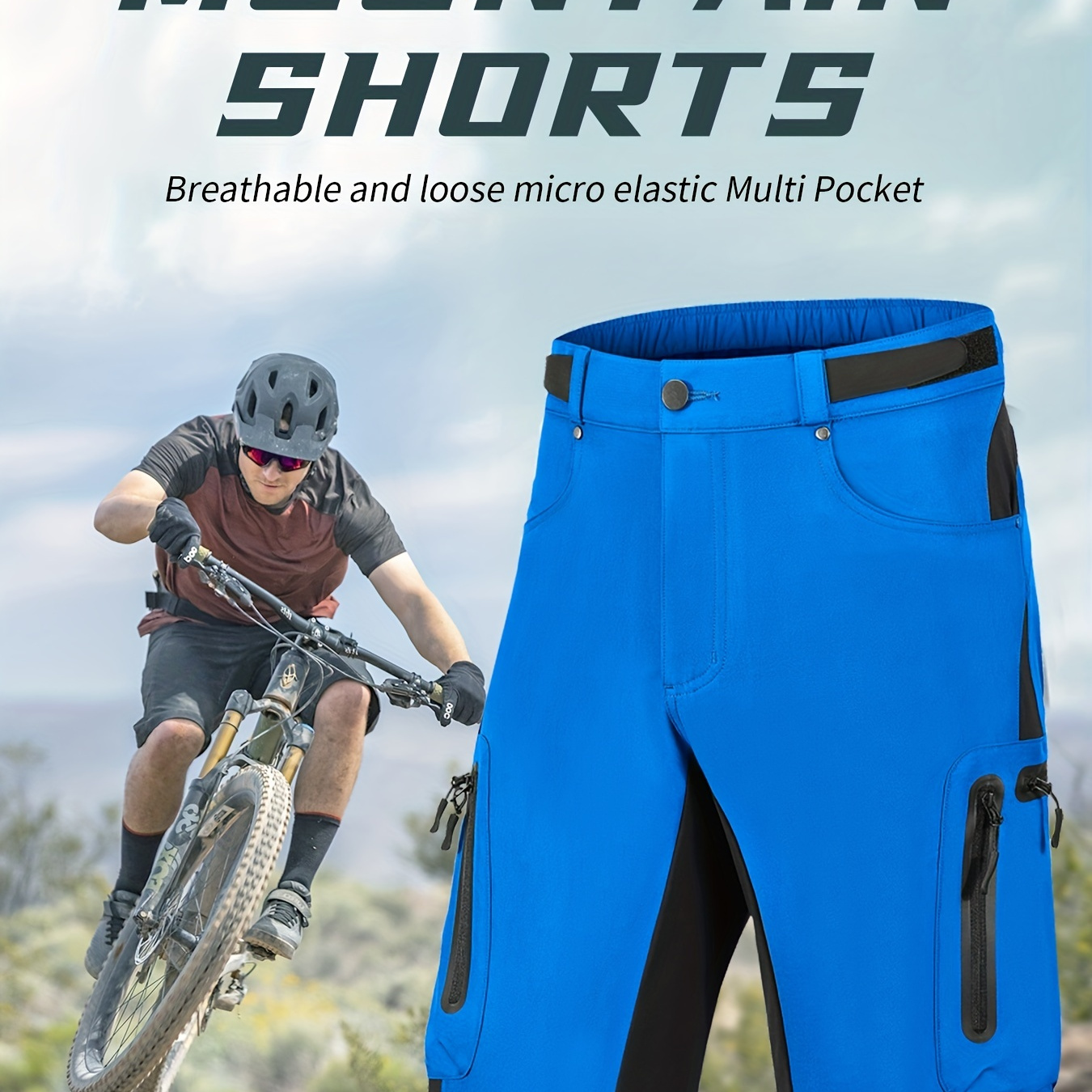 

Men's Hiking Cargo Shorts Lightweight Quick Dry Stretch Mtb Shorts For Golf Fishing Tactical Outdoor Casual Shorts