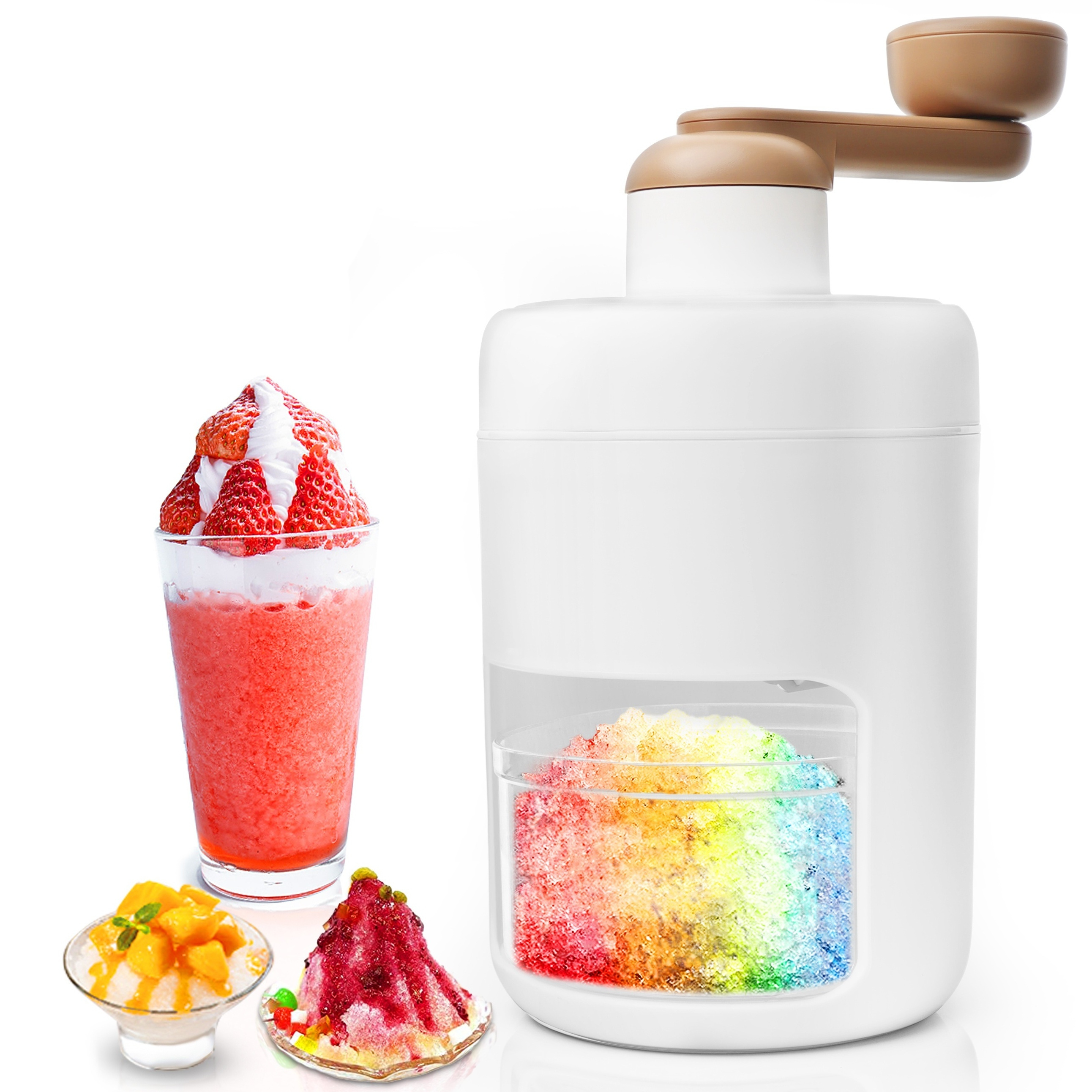 Manual Household Small Hail Ice Machine For Shaved Ice Hand - Temu