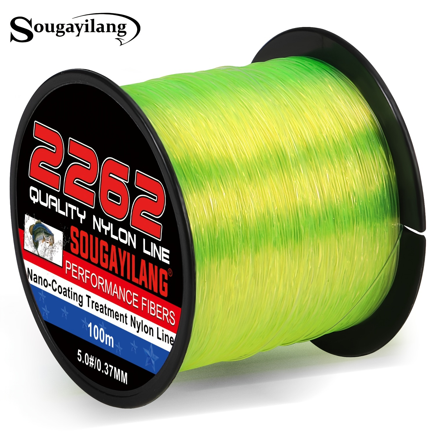 109yds Superior Abrasion Resistant Monofilament Fishing Line - Sougayilang  Nano-Coating Treatment For Outdoor Fishing Accessories