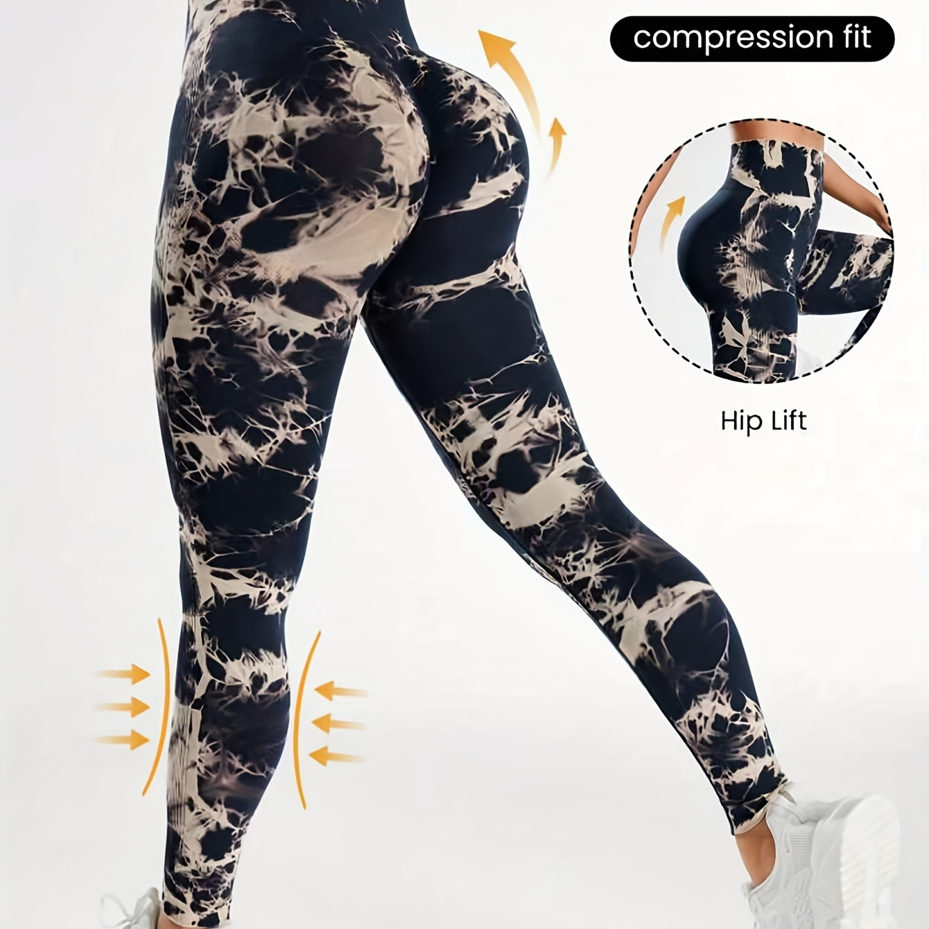 

Seamless Peach-shaped Buttocks Yoga Pants For Autumn And Winter, High Waist Tummy Control Fitness Pants For Women, Suitable For Running And Sports