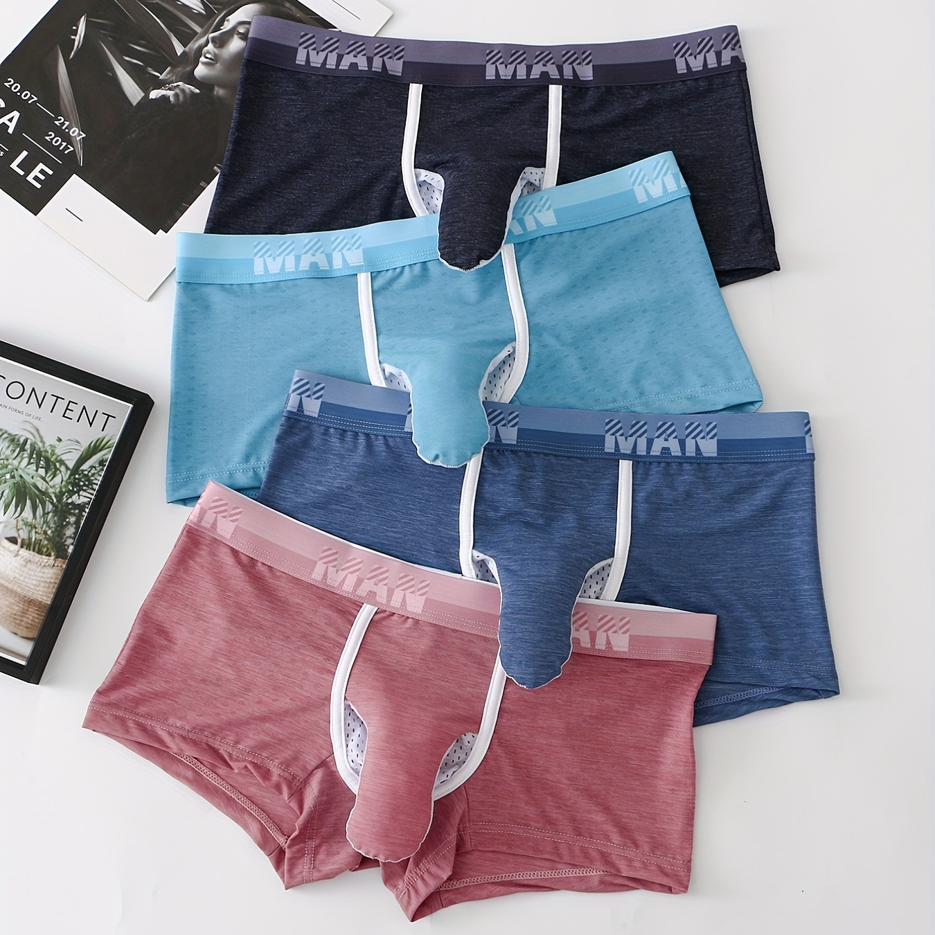 Men's Underpants Teenagers Men's Underpants Boxer Trendy - Temu