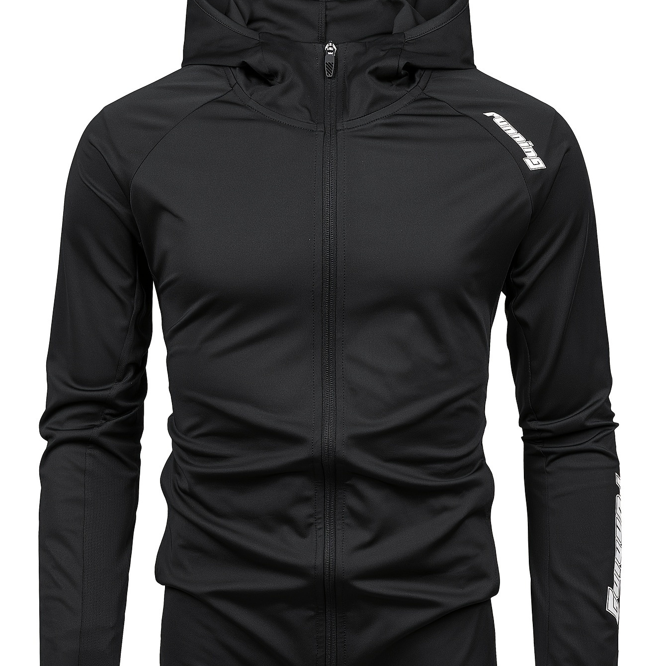 

Men's Full-zip Athletic Hoodies For Spring And Autumn Outdoors Or Daily Wear