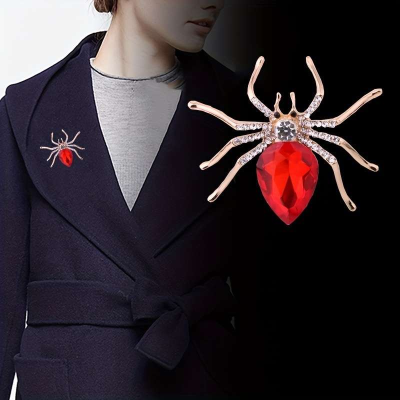 Stylish And Unique Spider Brooch Pin - Perfect For Any Occasion - Temu