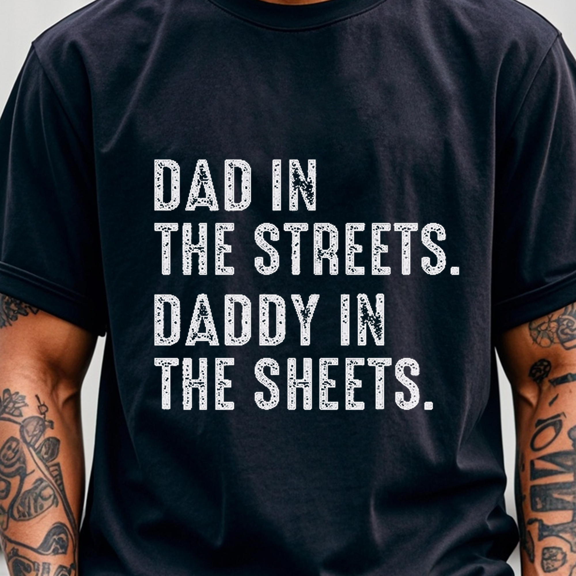 

Dad In Daddy In The Sheets T-shirt, Daddy Shirt, Men's T-shirt, , Gym-friendly, Running, Sports Tees For Fitness Enthusiasts, Breathable, , Men's Clothing For Summer Outdoor, T-shirt For Men Graphic