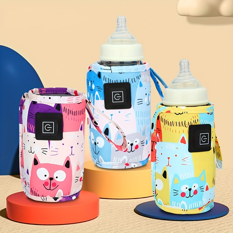 Portable Car Baby Bottle Warmer: Smart Display Thermostat, Large Capacity  Feeding Warmer Bag For Newborns - Temu