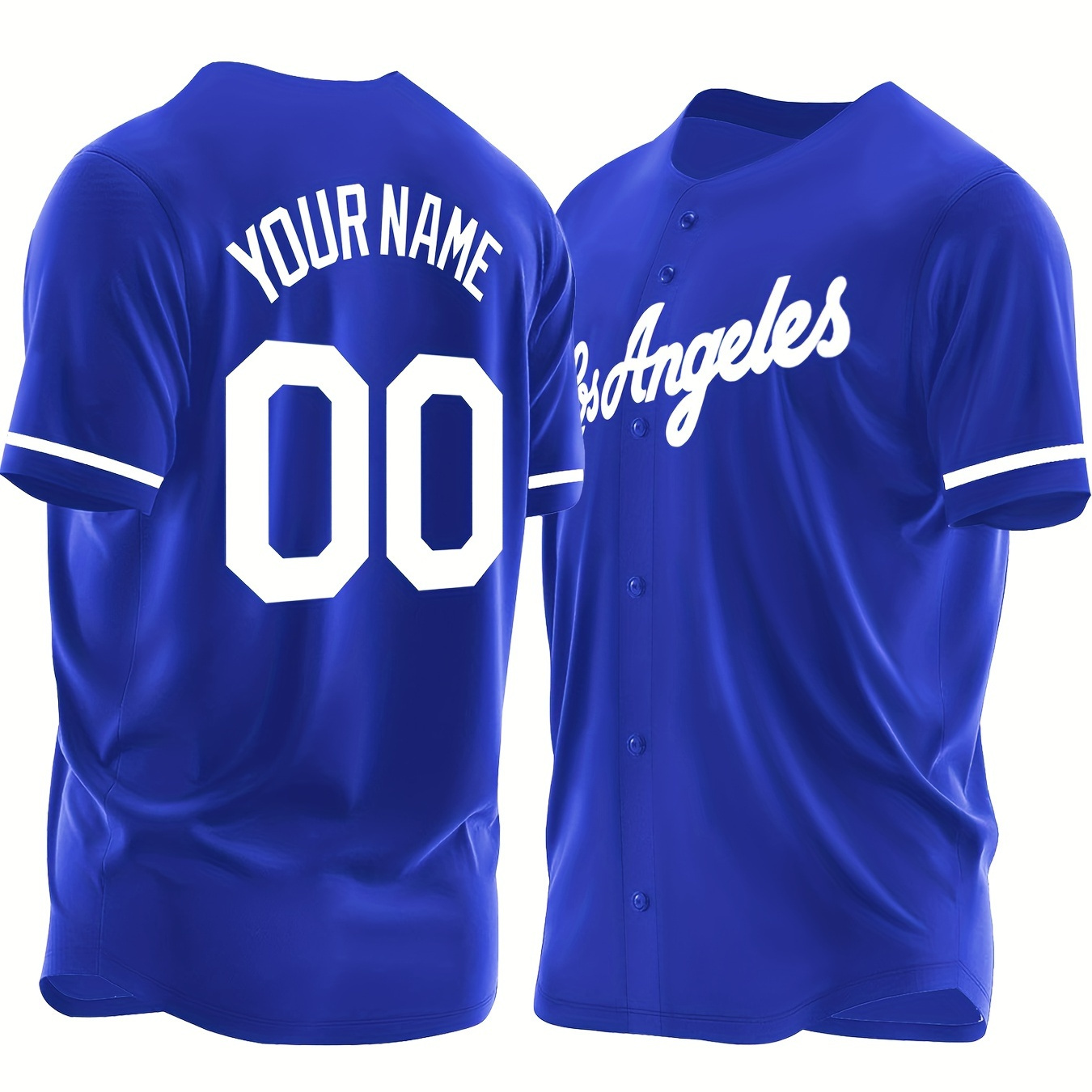 

Customizable Men's Baseball Jersey With Embroidered Name And Number - Sizes S-3xl