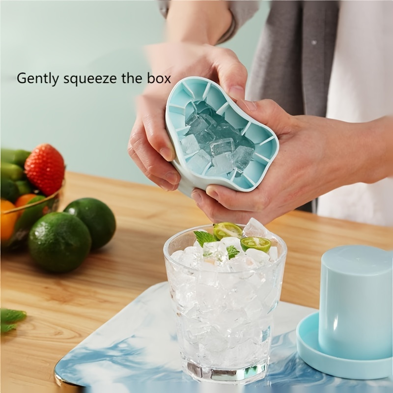 Customized Logo Easy Release Ice Mold 21 Holes Ice Cube Tray with Removable  Lid - China Lemon Ice Tray and Grid Ice Lattice price