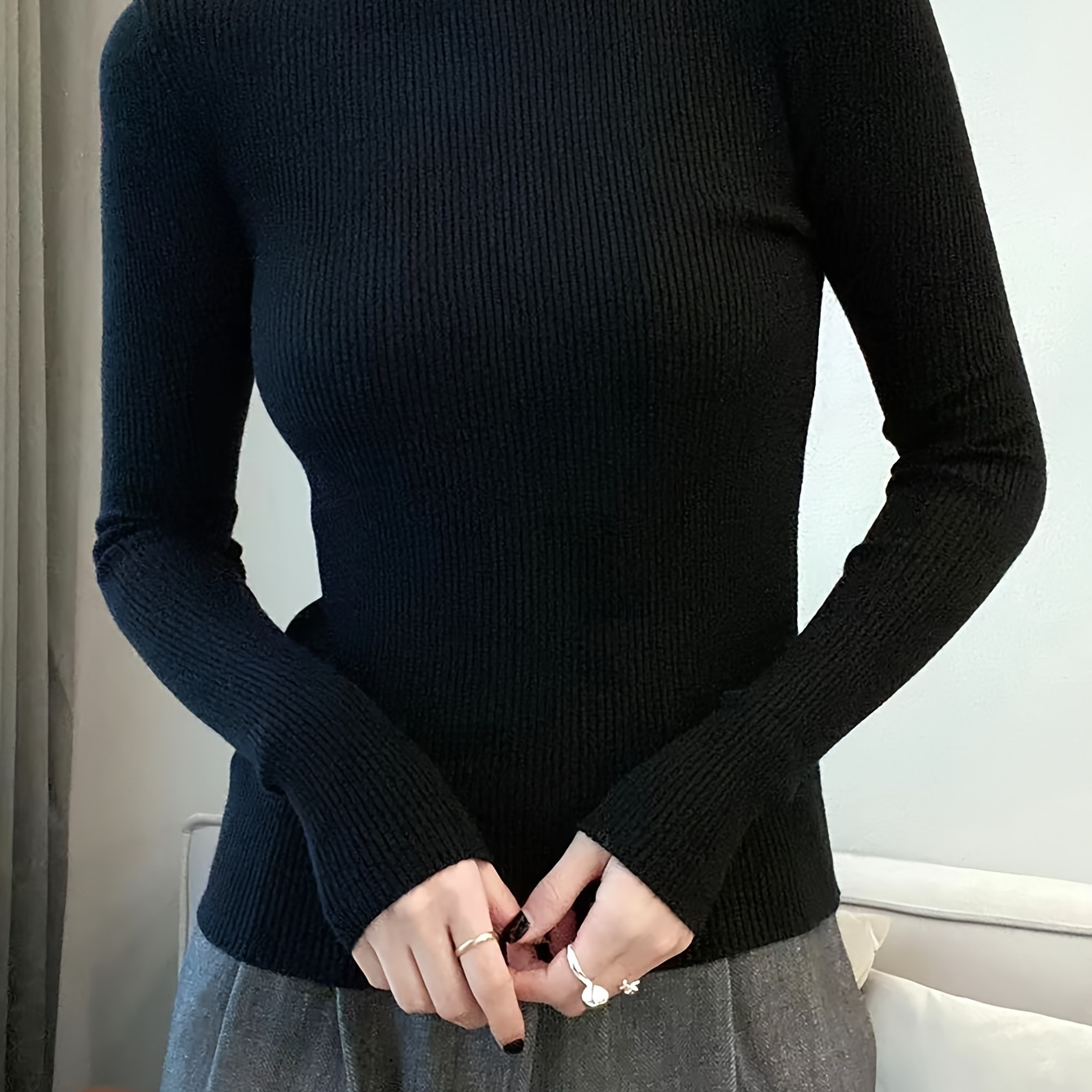 

's Knit Sweater - , Long , Pullover For /fall