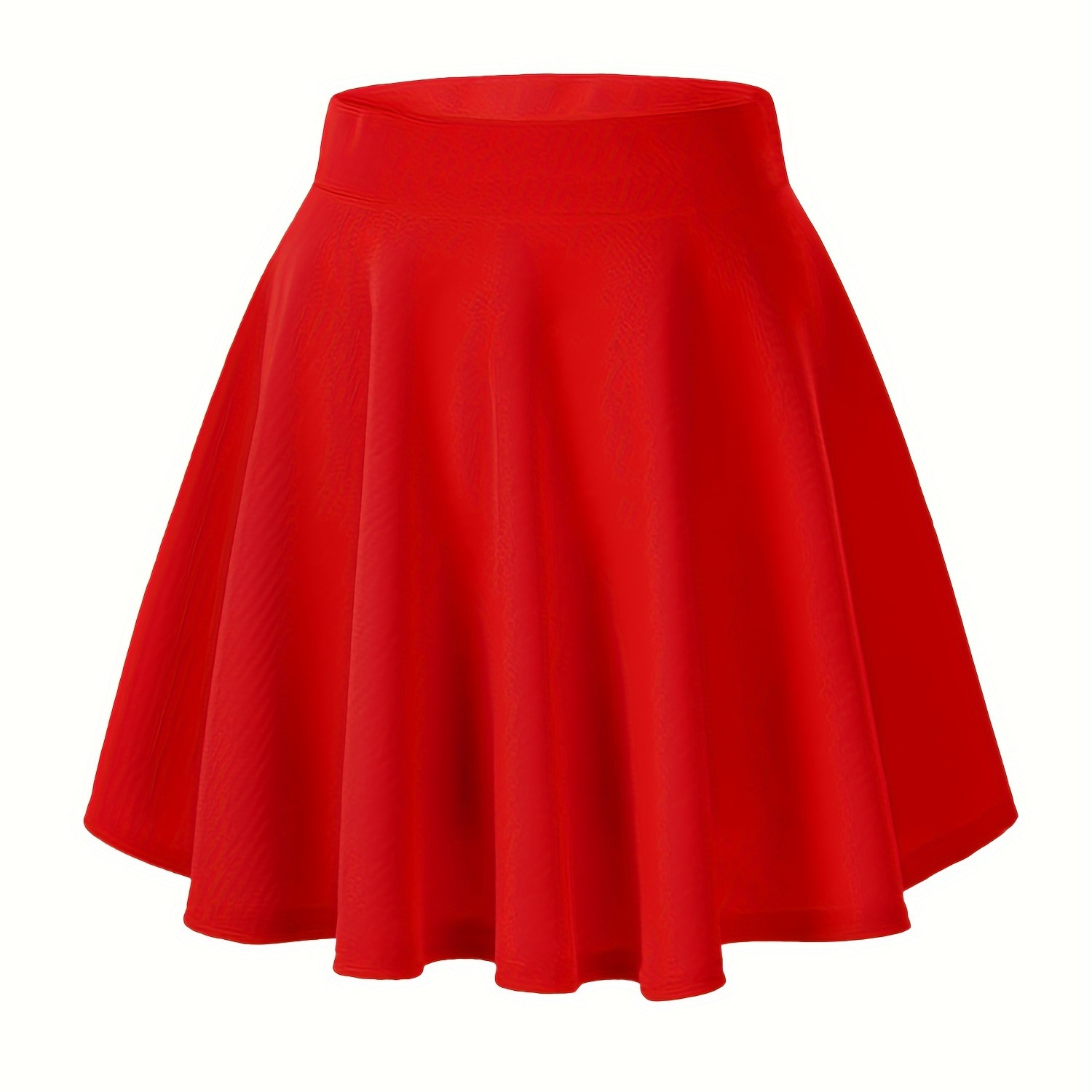 

Girls Elegant Stretchy Solid Pleated Skirt Skirt For Party Dance Performance Gift