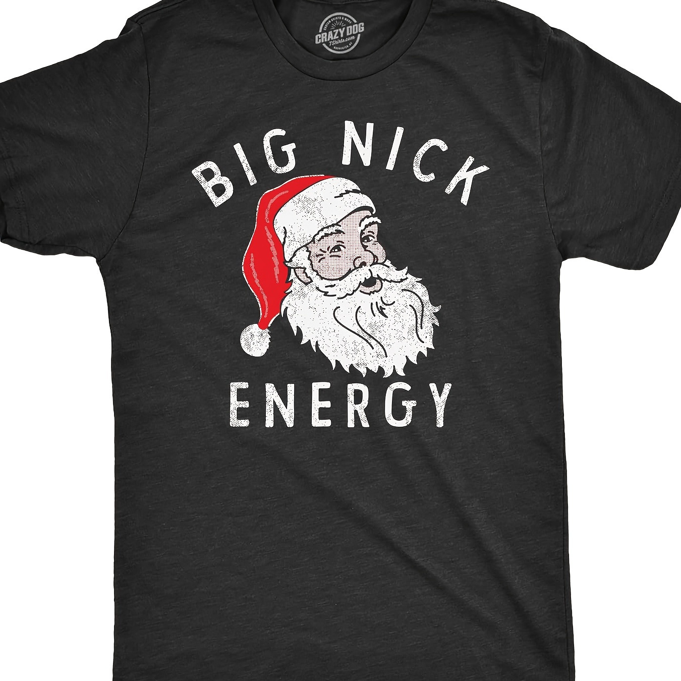 

Mens Big Energy T Shirt Funny Claus Saint Nicholas Tee For Guys220g