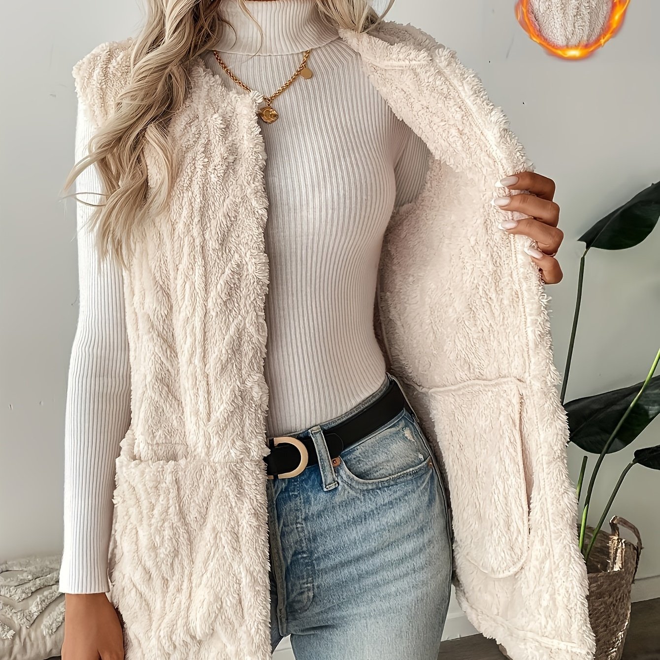 

Cable Knit , Collarless For & Fall, Women's Clothing