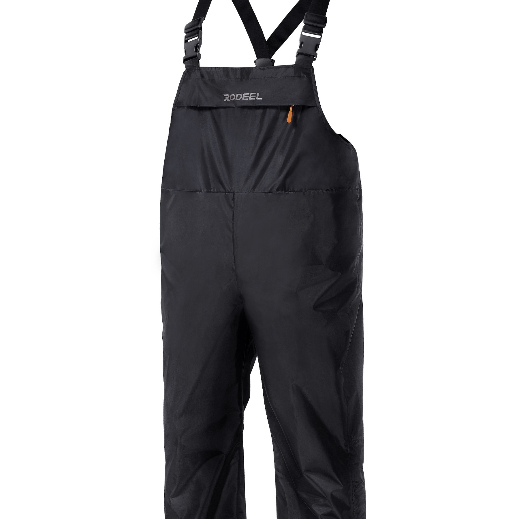 Men's Waterproof Adjustable Strap Outdoor Pants, Suspenders Breathable  Fishing Rain Pants, Ski Pants