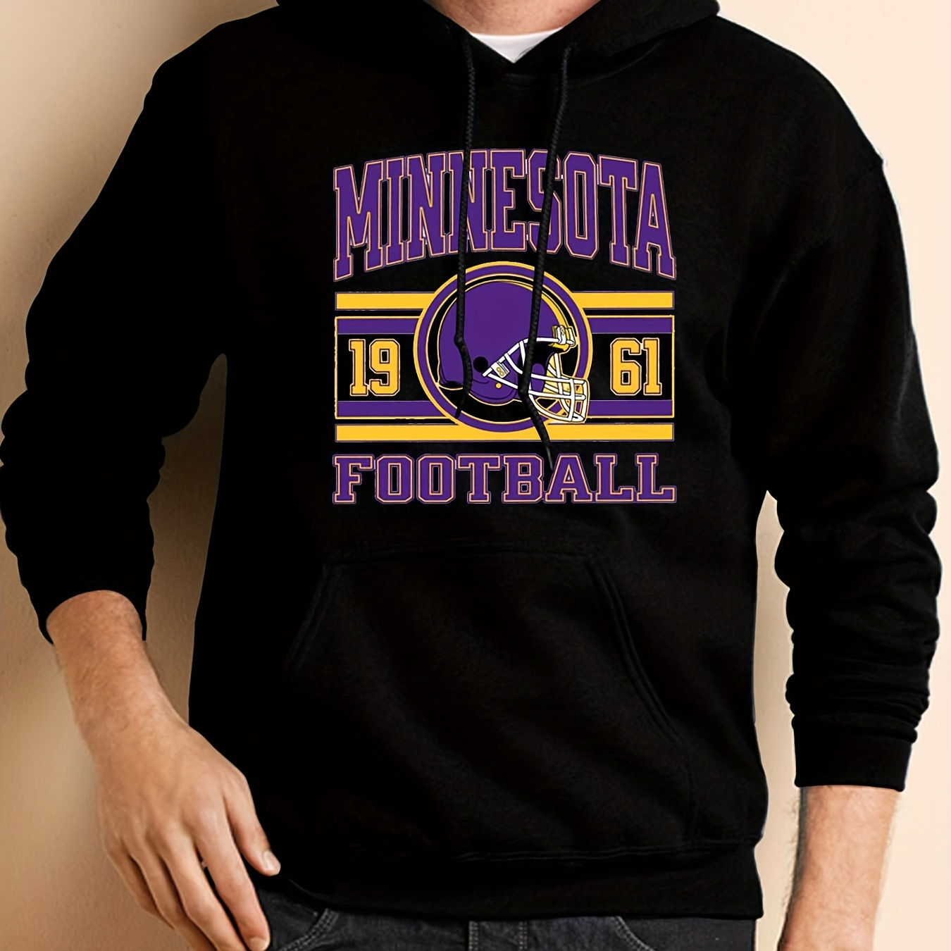 

Vintage Football Sweatshirt Hoodie Trendy Football Fan Gifts Football Hoodie 280g