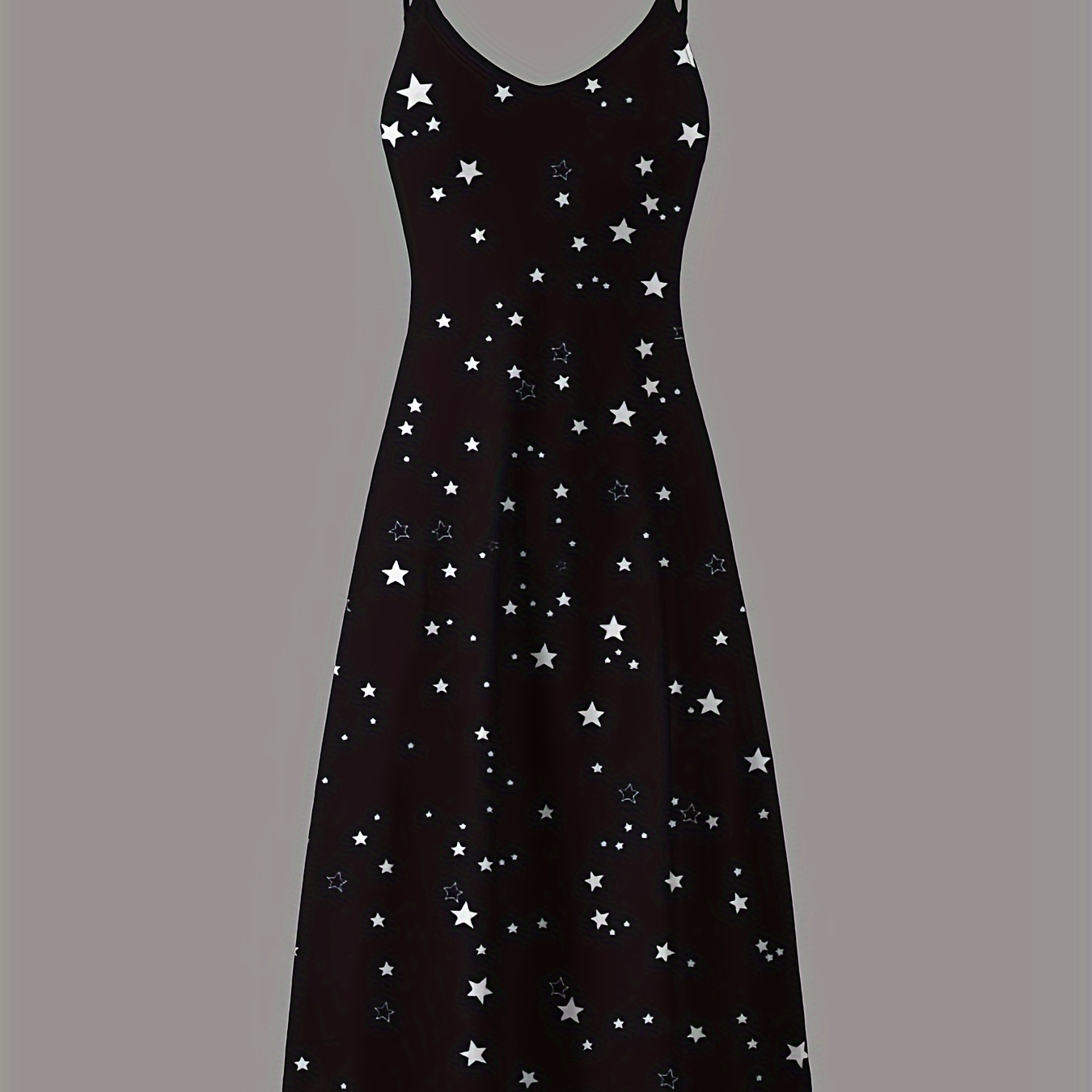 

Starry Night Casual Slip Dress - Comfy & , Home Or Out, Women'