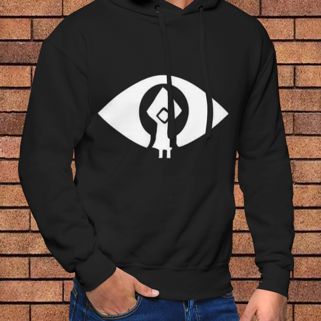 

Horror Hoodie Featuring Eye And 6 From Game 2