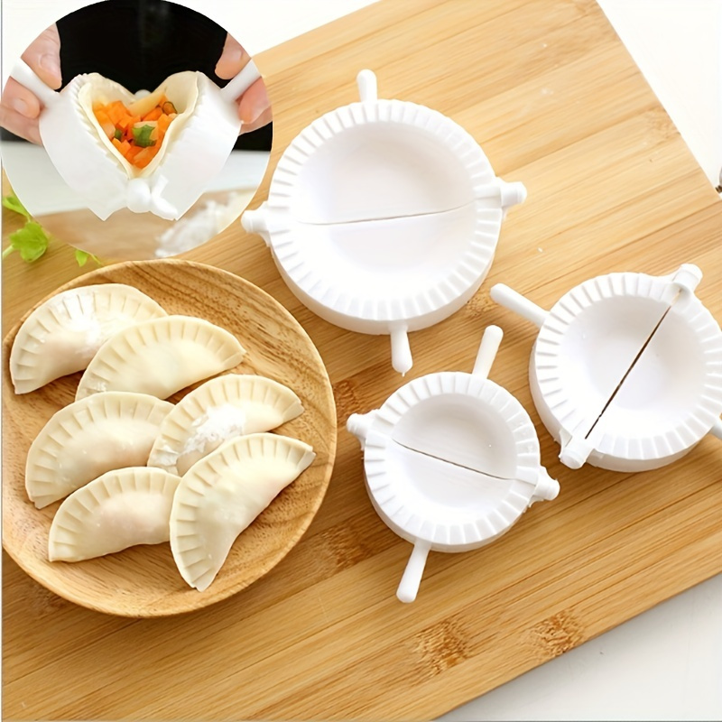 

3- Plastic Dumpling Set - Mould For Pierogi, Ravioli, Empanada Dough