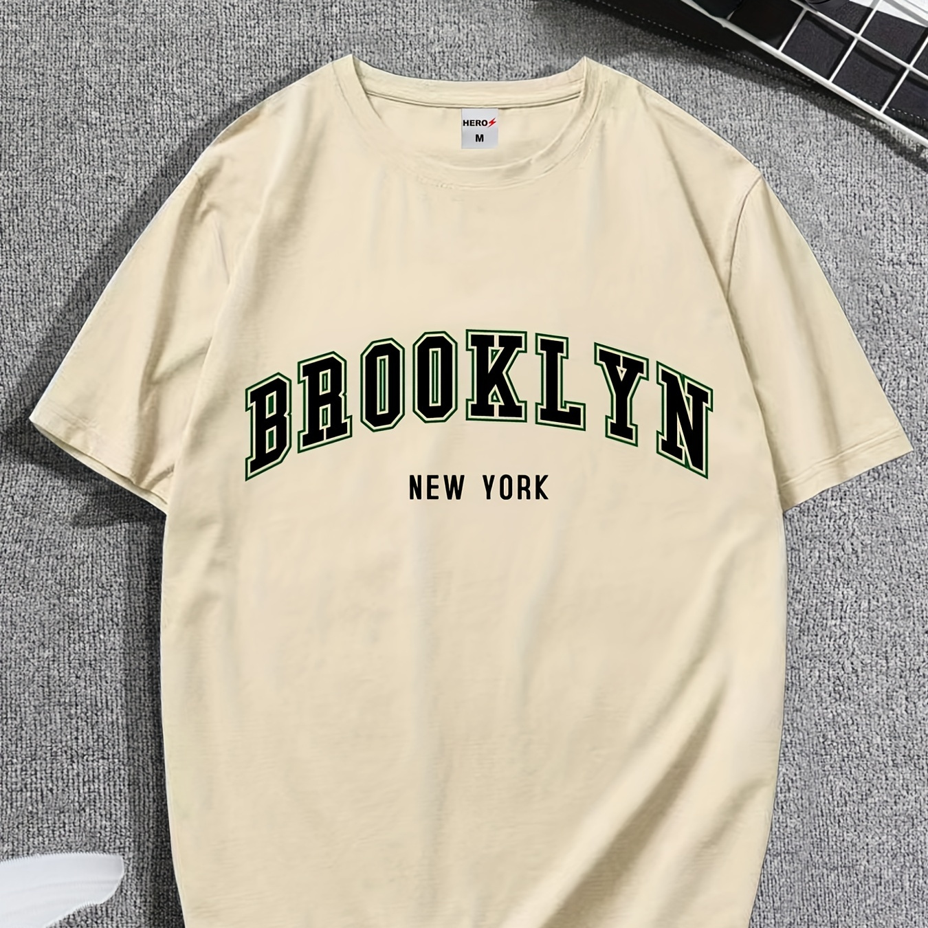 Brooklyn New York Print Camiseta Manga Larga Cuello Redondo - Temu Spain