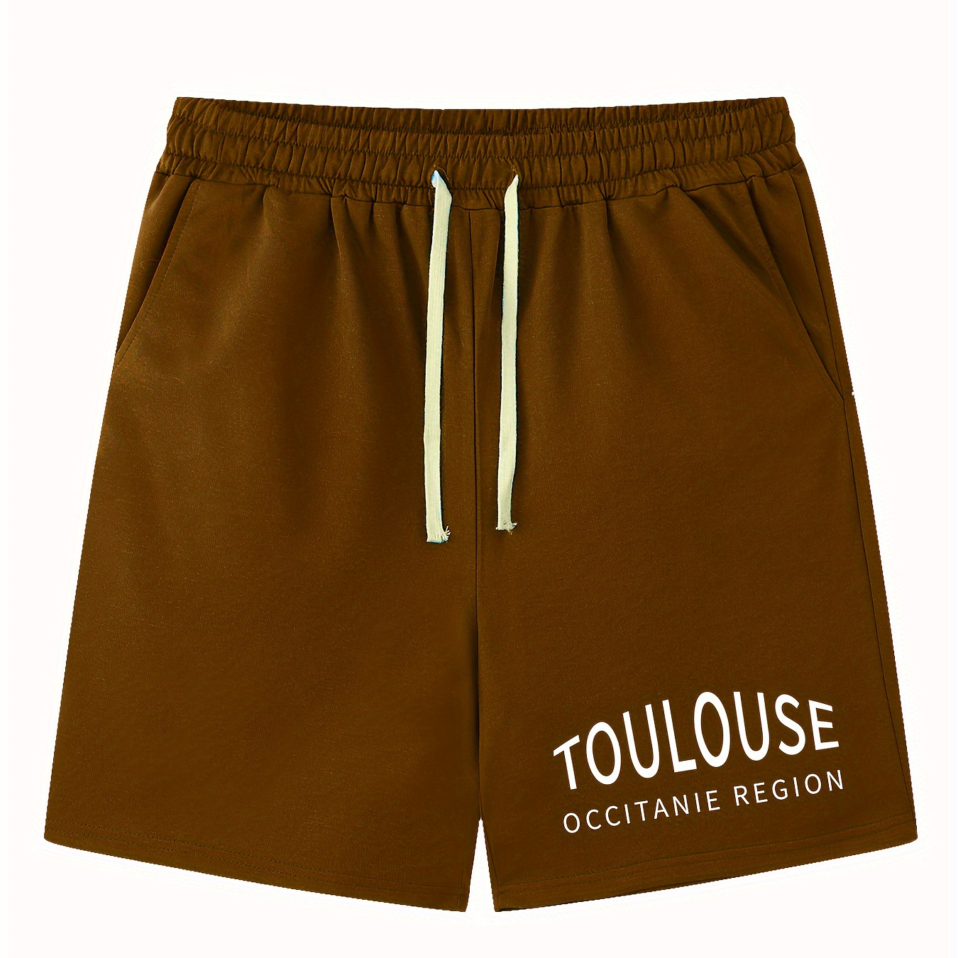 

TOULOUSE – Pantalon Imprimé À Cordon De Serrage Pour Homme, Ample, Décontracté, Style Simple, Short Confortable Pour Le Printemps Et L'été, Fitness En Plein Air