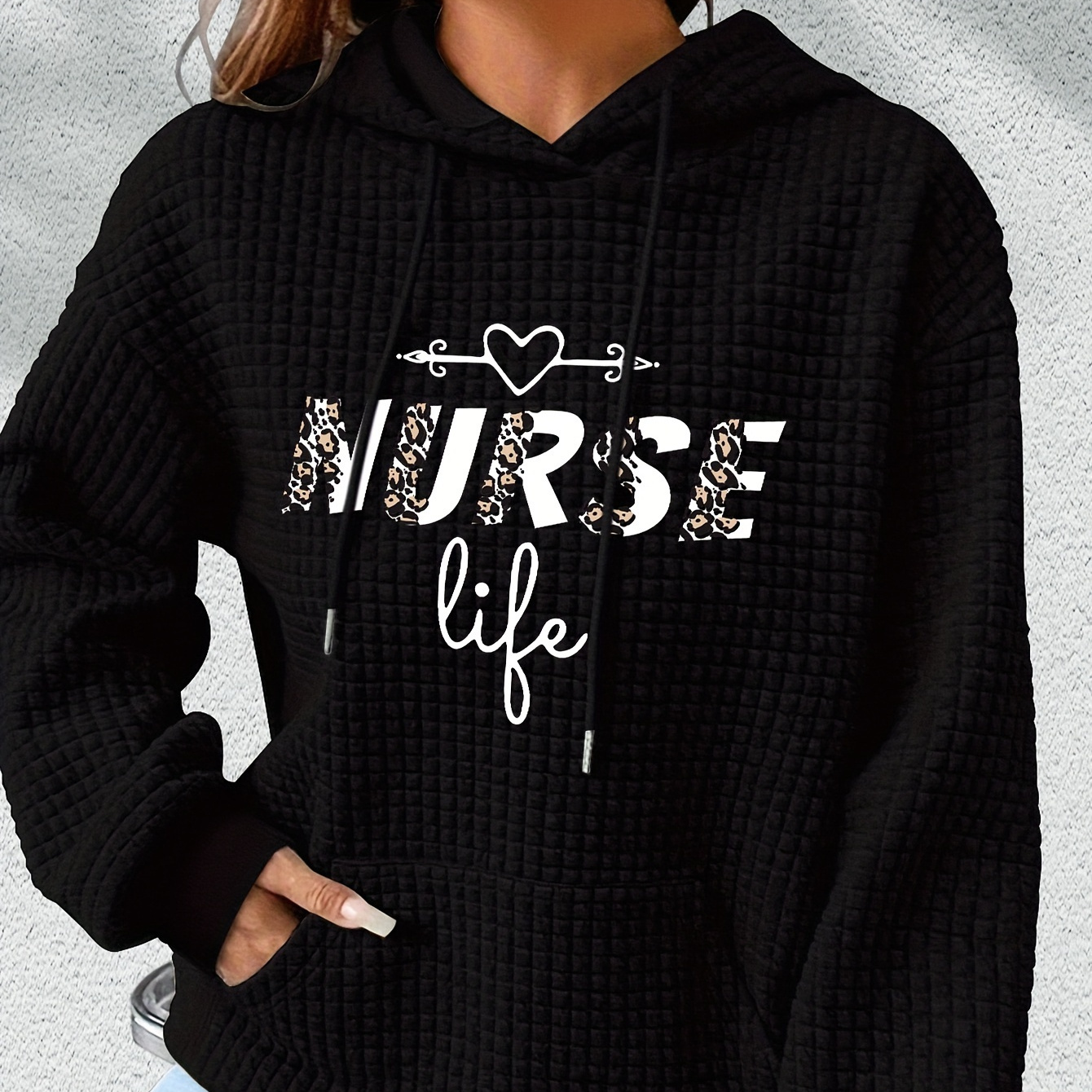 

Women's Applique "nurse " Pattern - 95% Polyester, 5% For Fall/