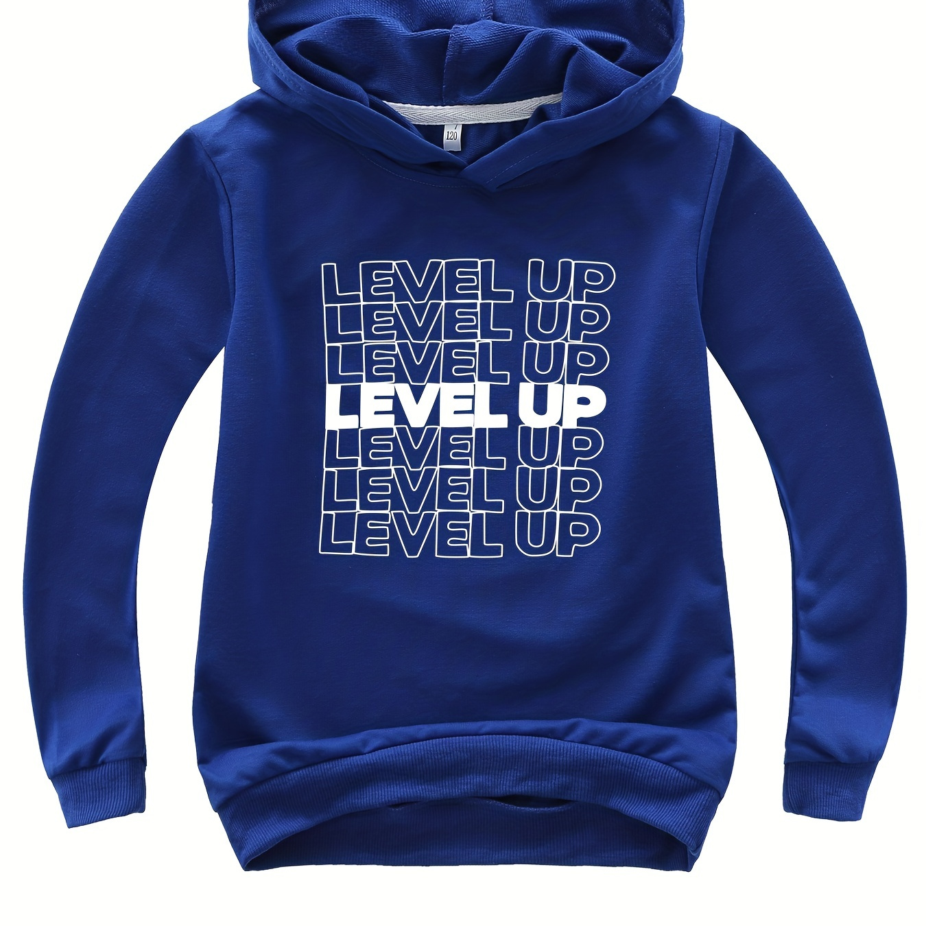 

Tendance LEVEL UP Lettre Imprimer Garçons Pull Décontracté À Capuche Sweat À Manches Longues Pour Le Printemps Automne, Vêtements Pour Enfants (Acheter Une Taille Au-dessus)