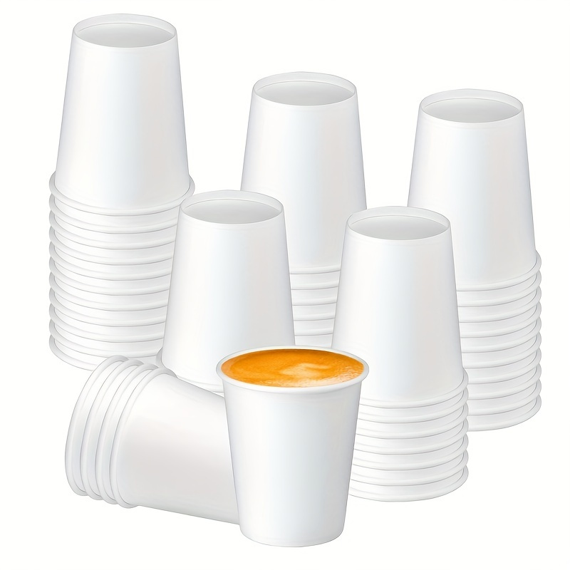  PAMI Vasos de papel de café caliente [Paquete de 50] 8 onzas –  Tazas de café desechables para llevar para bebidas calientes – Vasos de  papel de un solo uso para