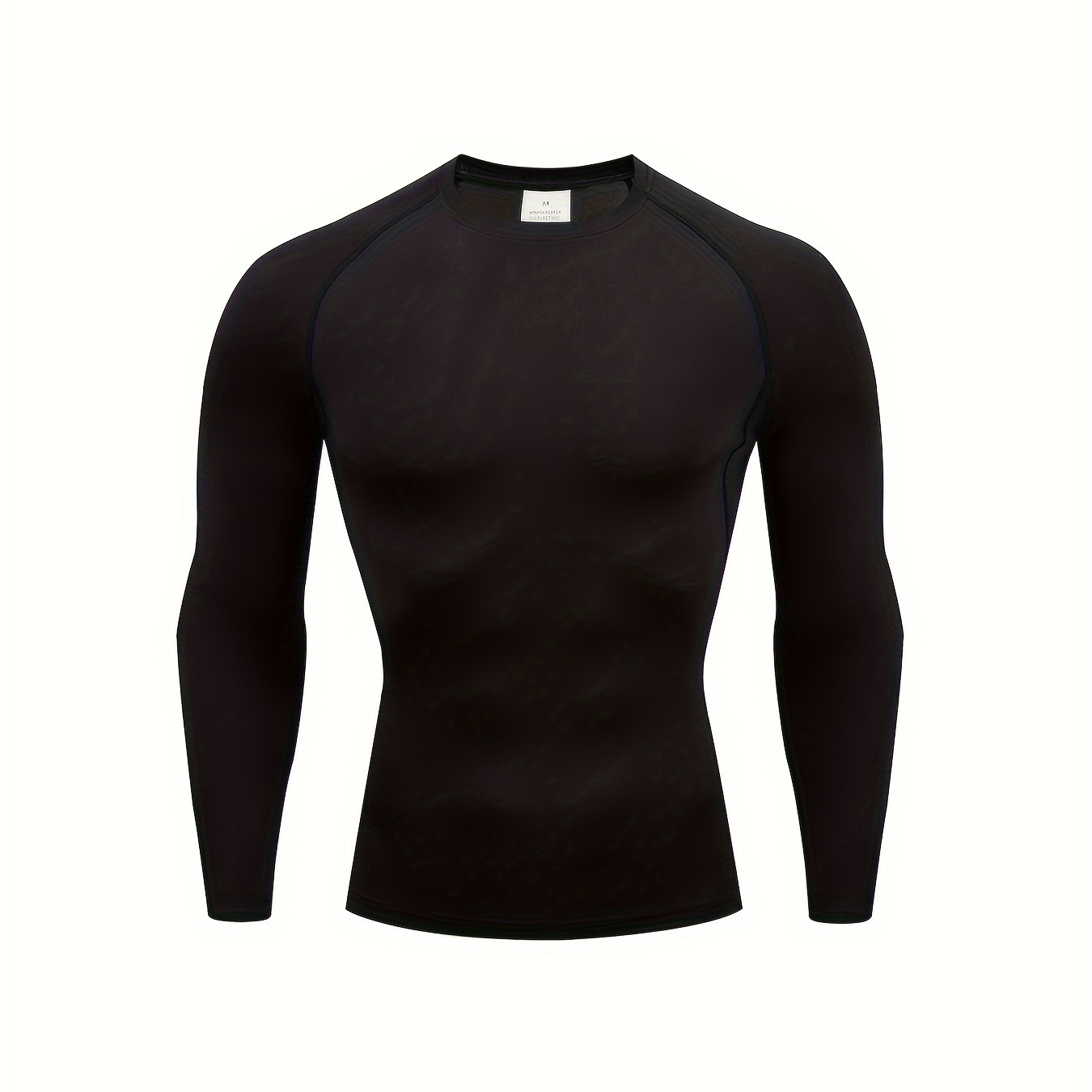 Men's Slimming Long Sleeve T shirt Compression Sweat Fitness - Temu