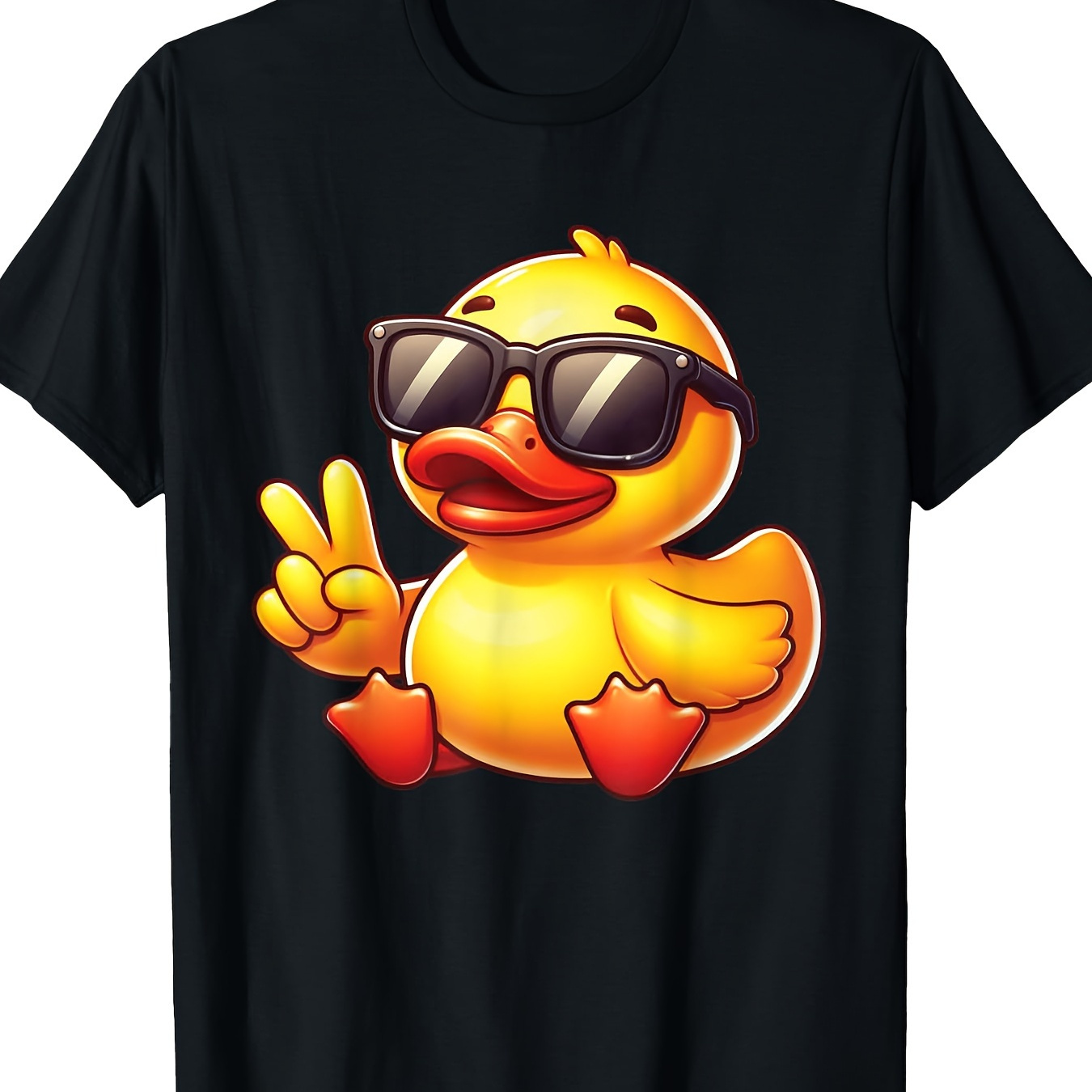 

Cool Retro In 70s 80s Funny Duck T-shirt, Men's T-shirt, 220g