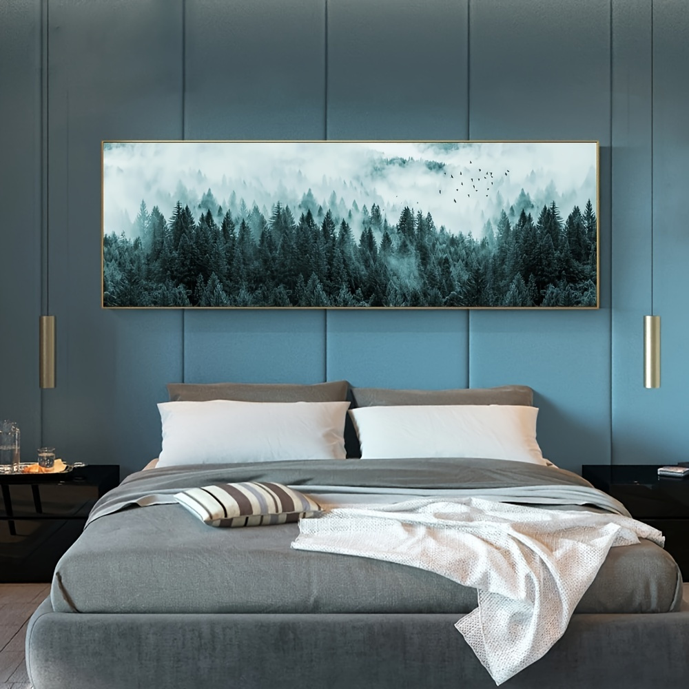

1pc Canvas Painting, Modern Landscape Oil Painting Wall Art Decor, For Living Room Wall Decor, Bedroom Wall Decor, Canvas Wall Art Decor, No Frame, 19.68*59.05inch