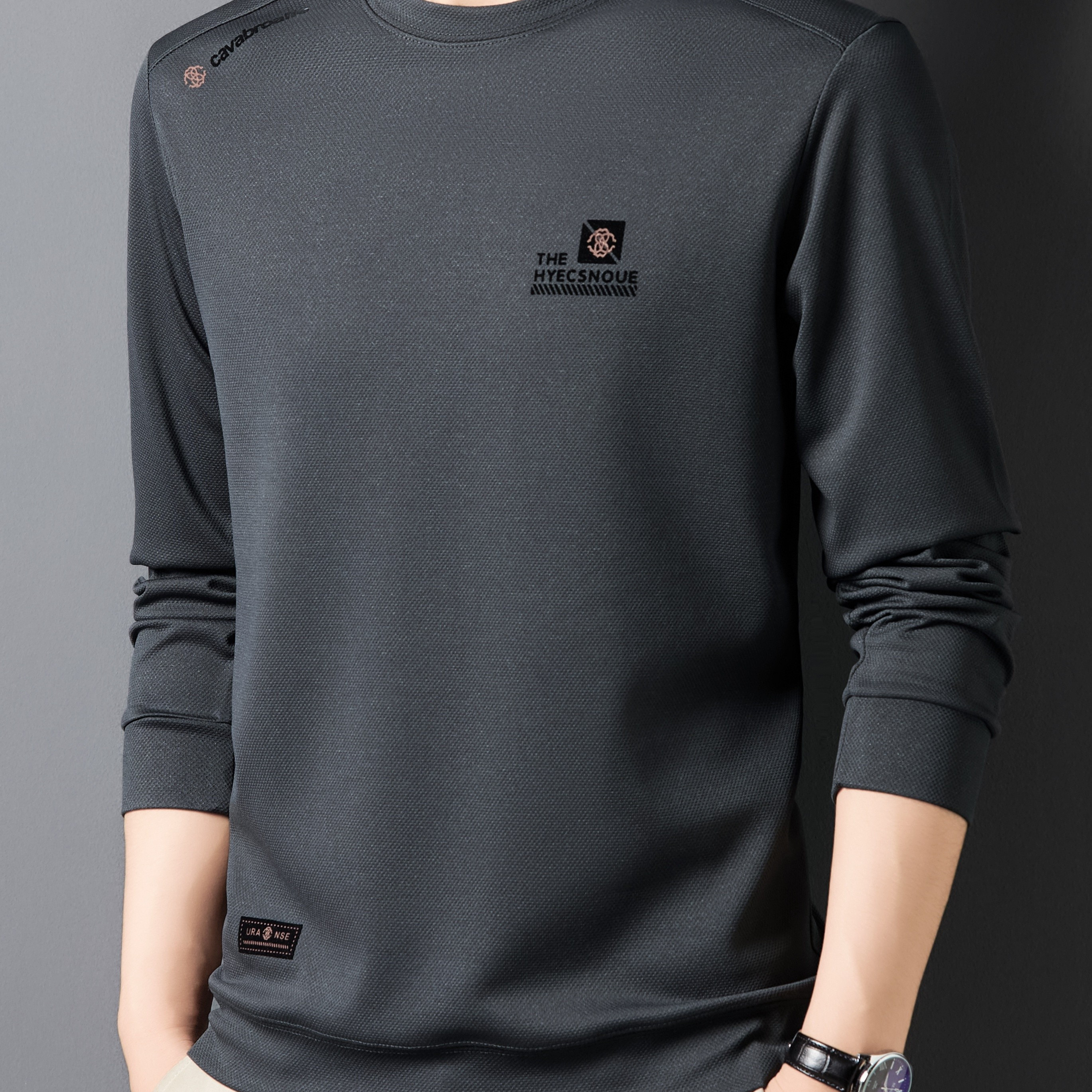 

Men'- Long Sleeve Sweatshirt - ,
