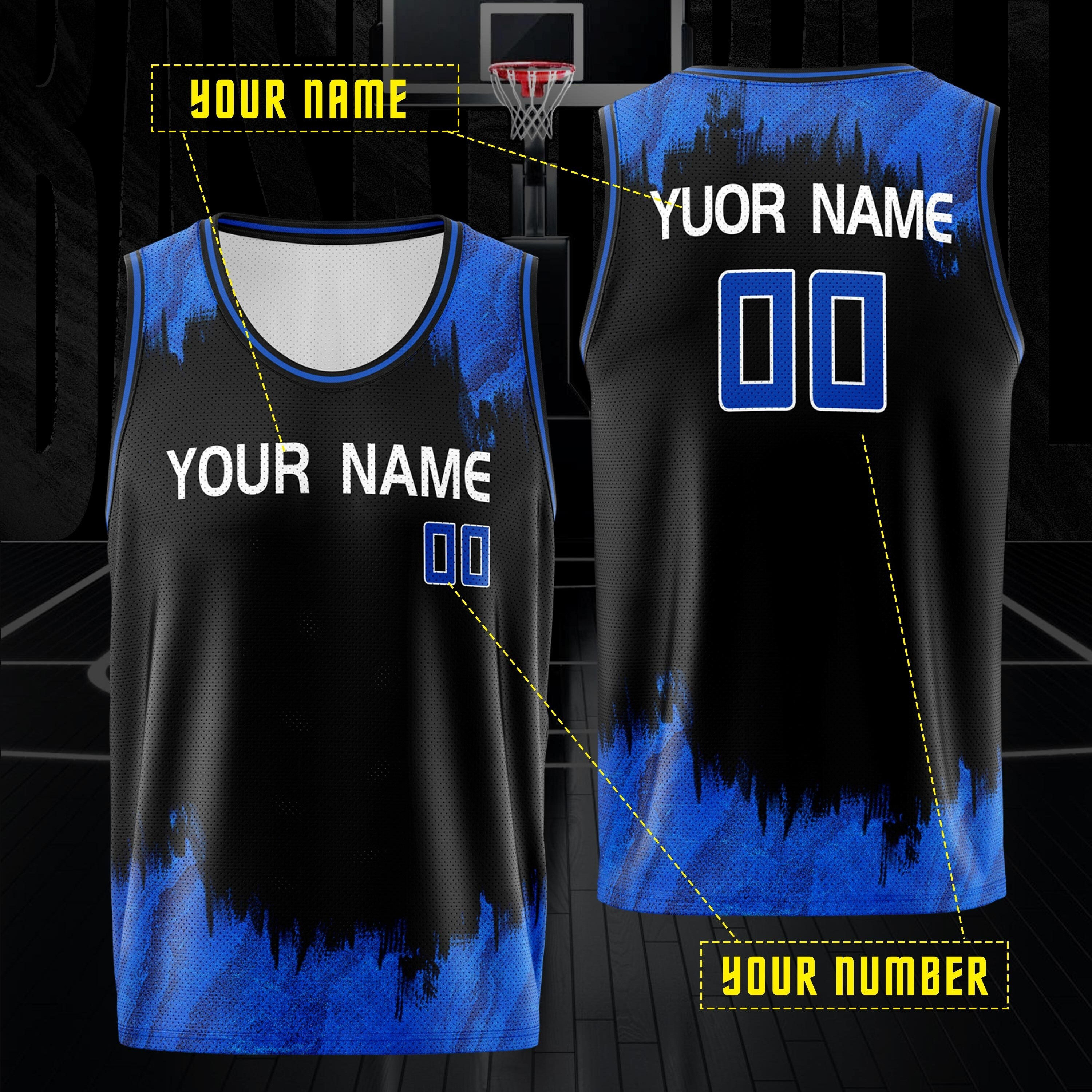 

Customized Name And Number, Men's Sleeveless Basketball Top, Summer Comfy Top For Training And