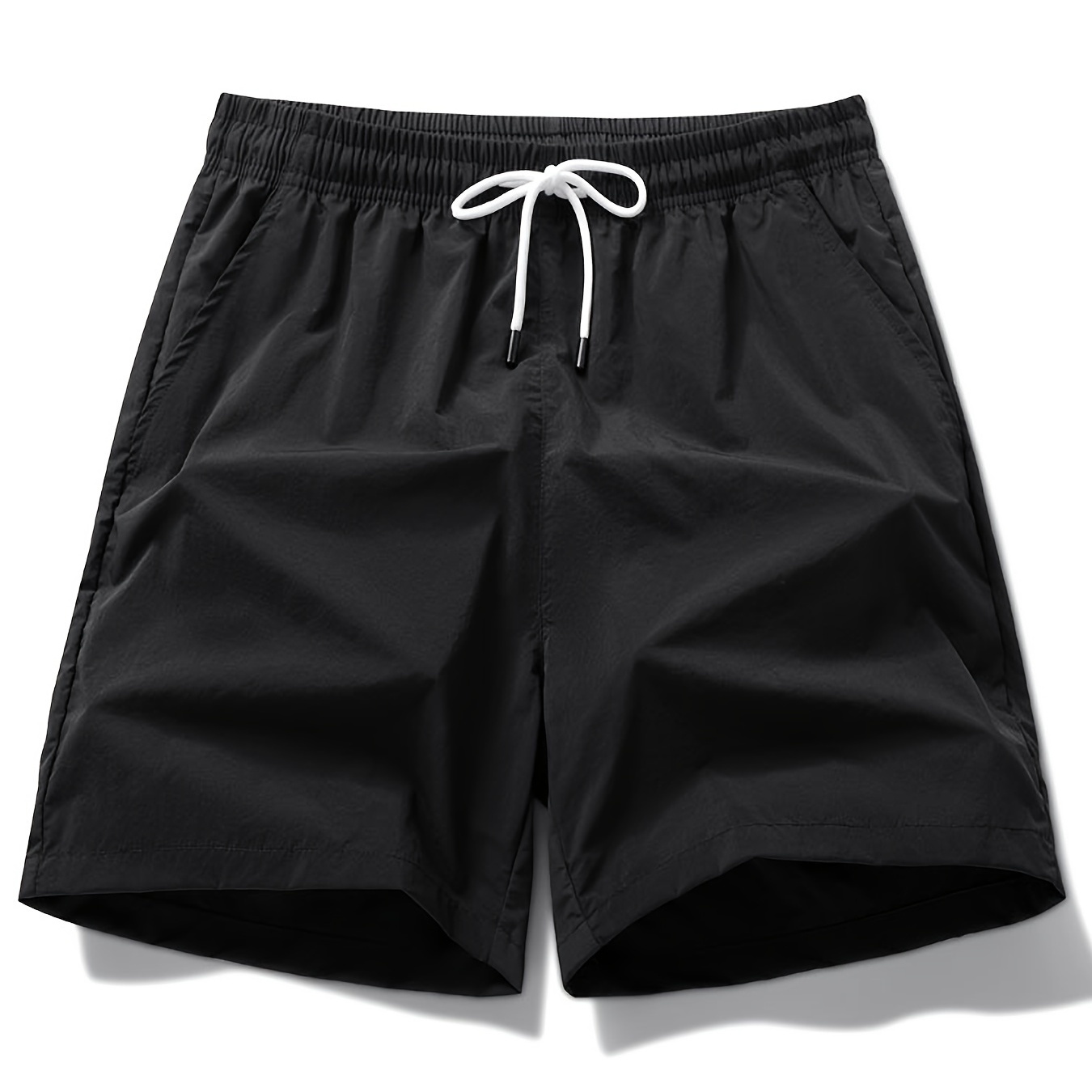 

Men's Solid Color Drawstring Sport Shorts For Outdoor Running Jogging Training Hiking
