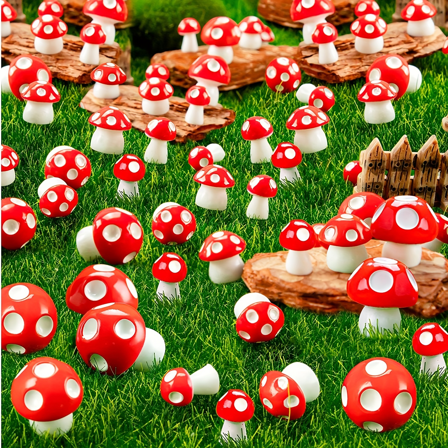 Mushroom Garden Decor - Temu