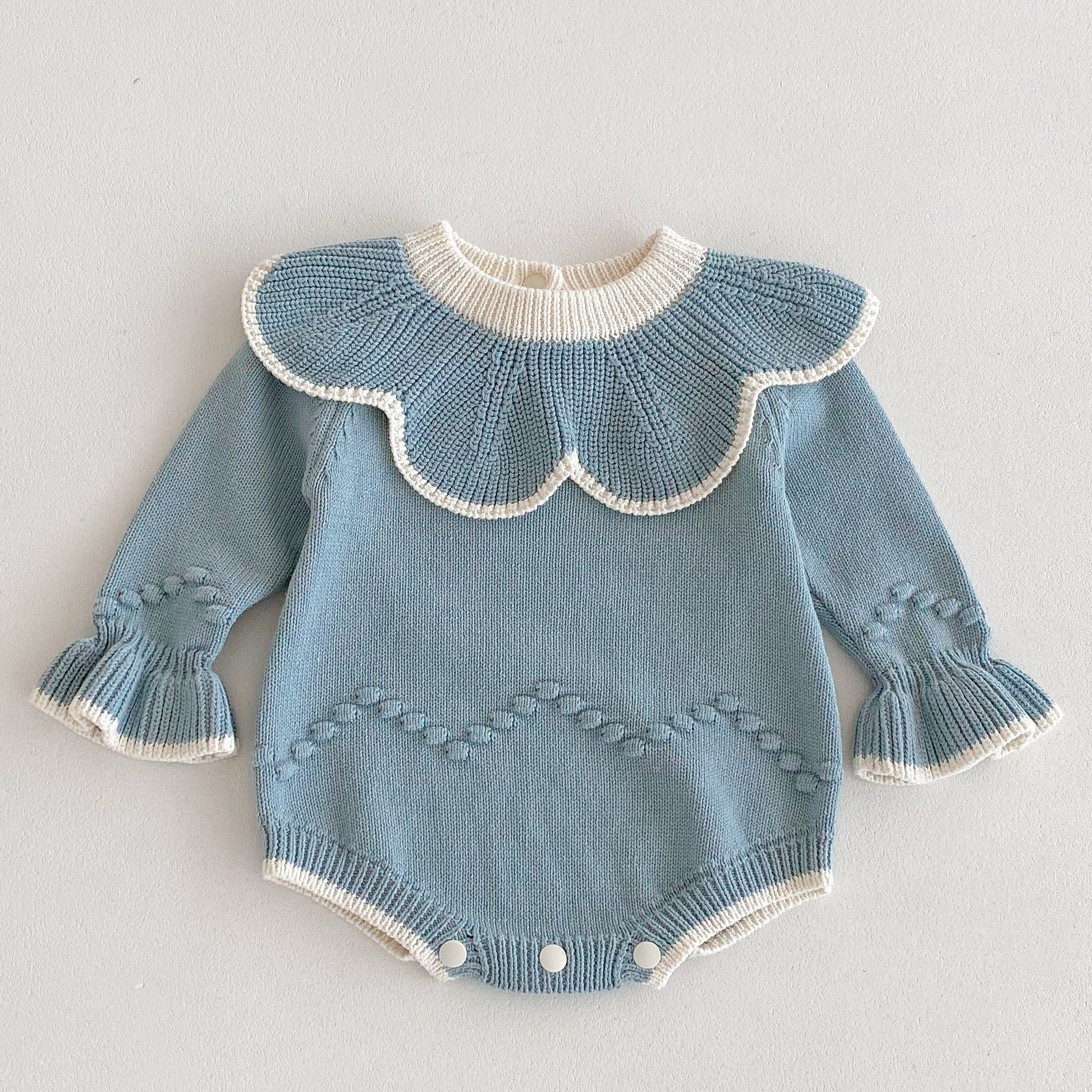 

's Long Sleeve Knitted , Toddler & Infant 's Bodysuit