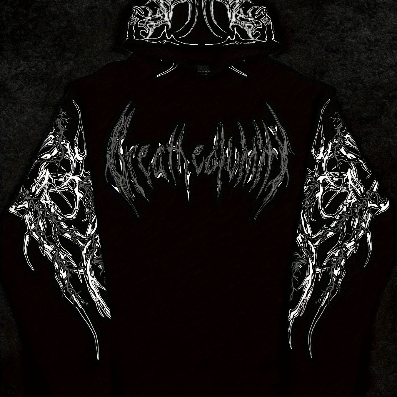 トップス breathedivinity moletom masculino breathedivinity com estampa e bolso - Temu Brazil