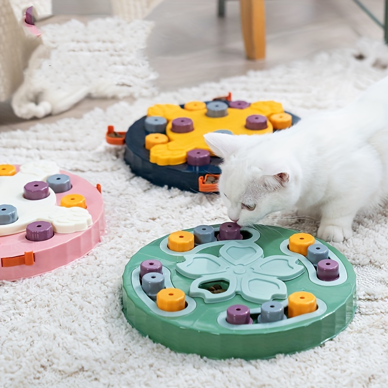 Dog Puzzle Toys Spinning Food Dispensing Toy Slow Feeder - Temu