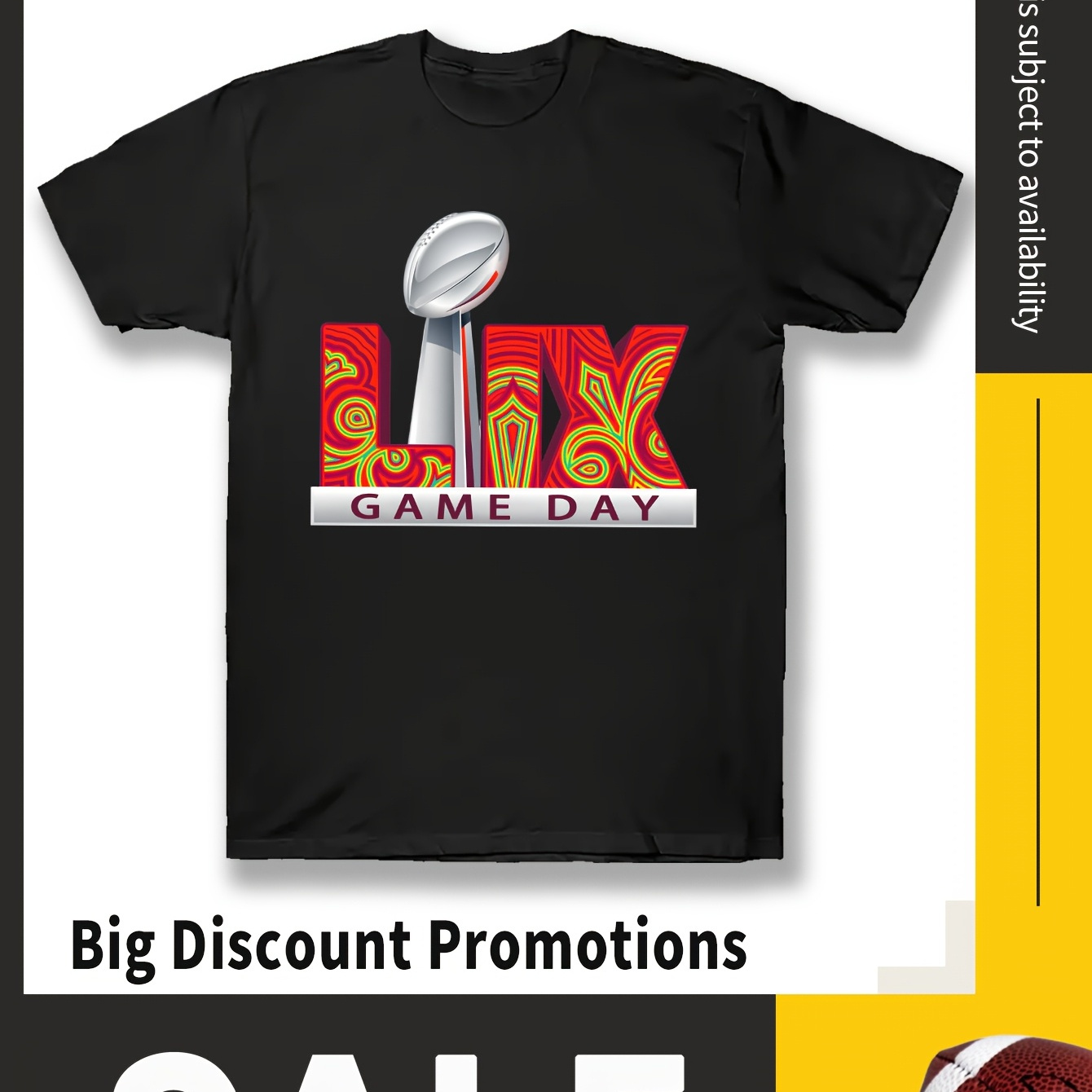 

Letter Print Men Lix Black T Shirt White T Shirt, Fashion Sports T Shirts For Men, Men Football Fans Shirt, Football Season Shirts, Outdoor Activities Casual Wear, Valentine's Day Gift For Sports Fans