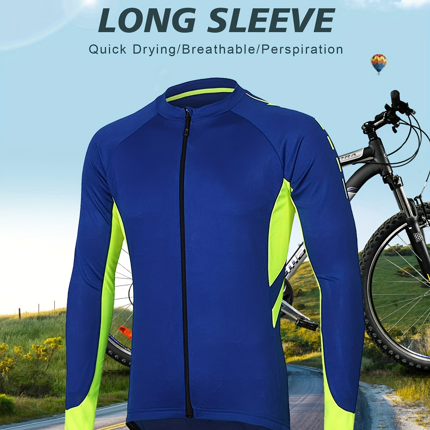 

Quick-drying Breathable Men's Cycling Jersey With Pocket And Zipper