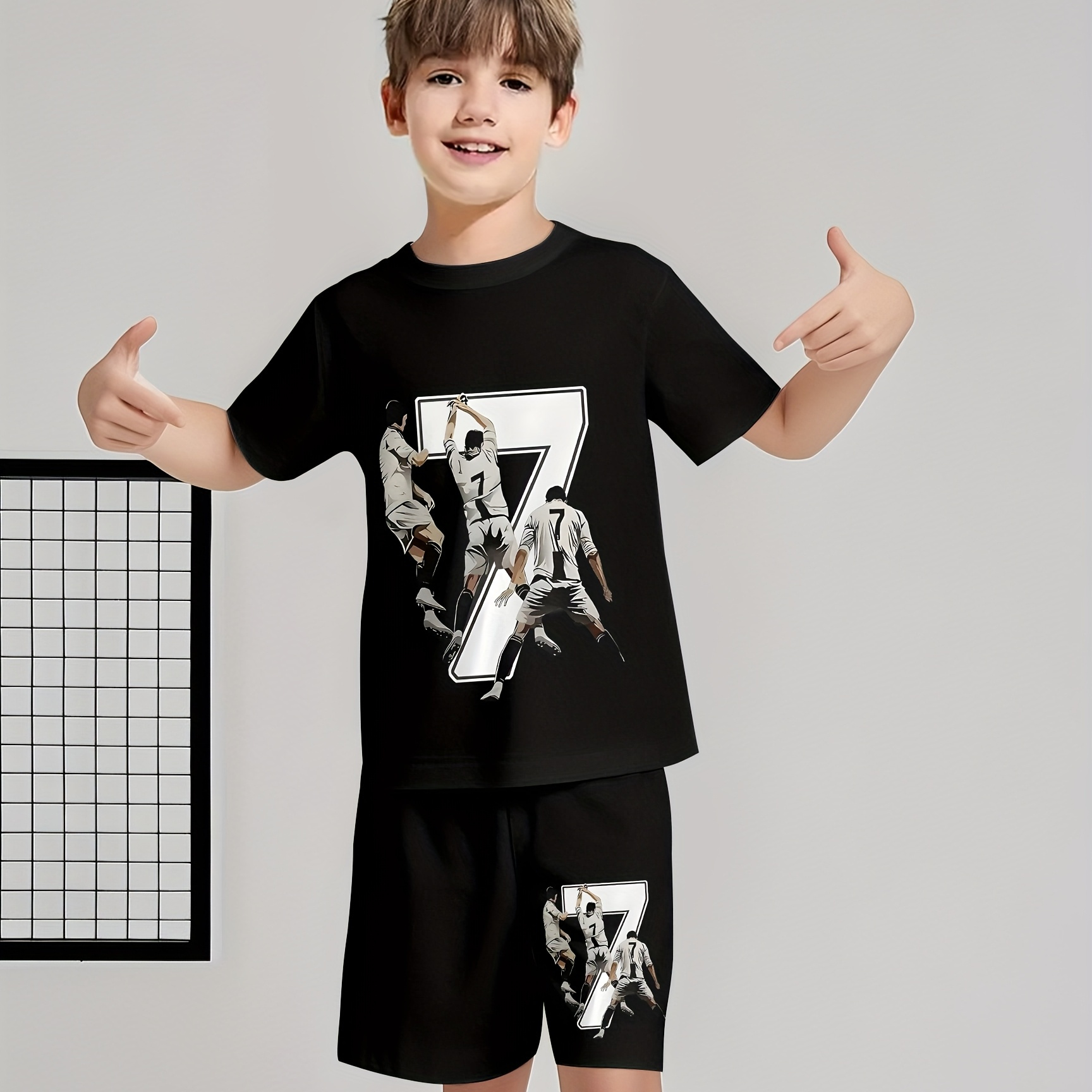 3D Digital Print Boy's Set