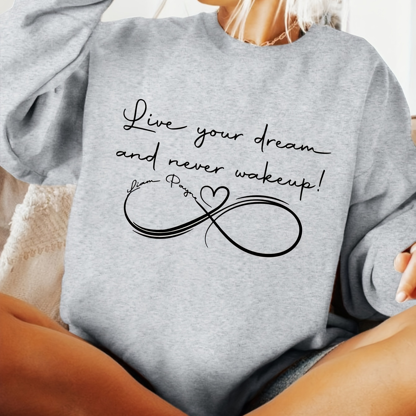 

Sweatshirt, Long Sweatshirt, Women's Clothing