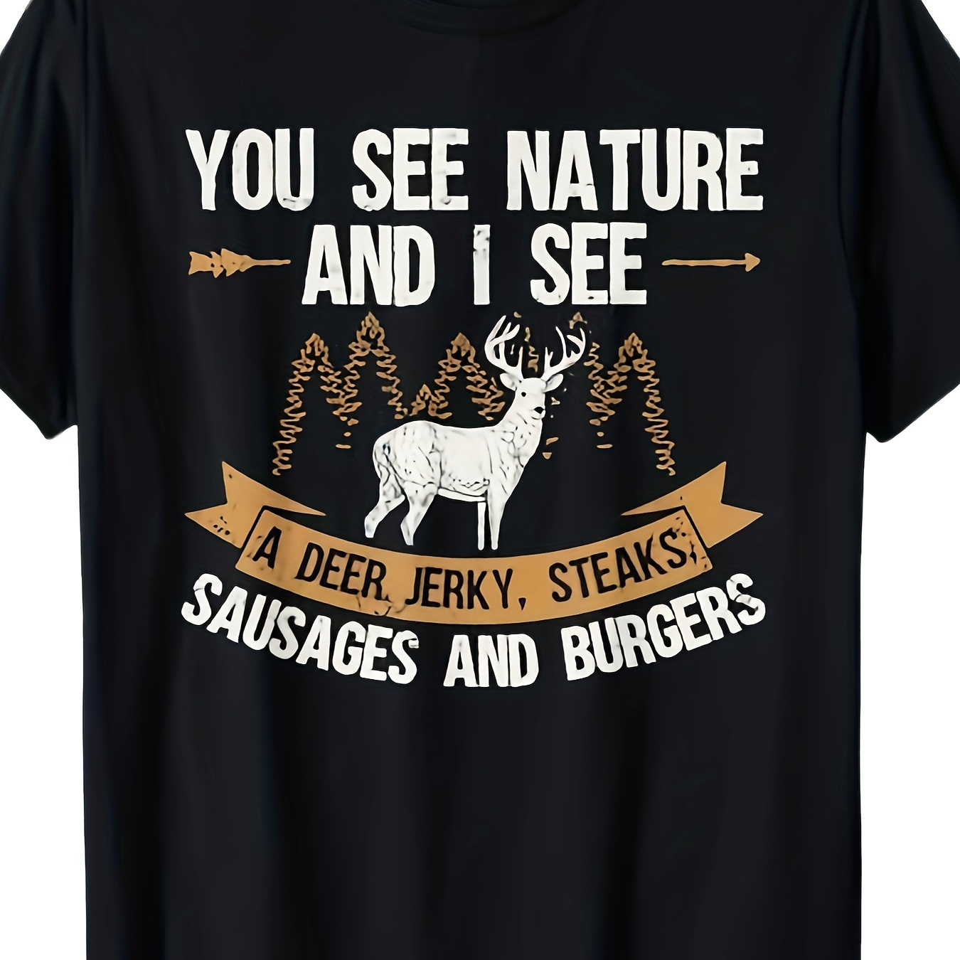 

Unisex Fun Natural Hunting Pattern T-shirt, 100% Cotton.220g.