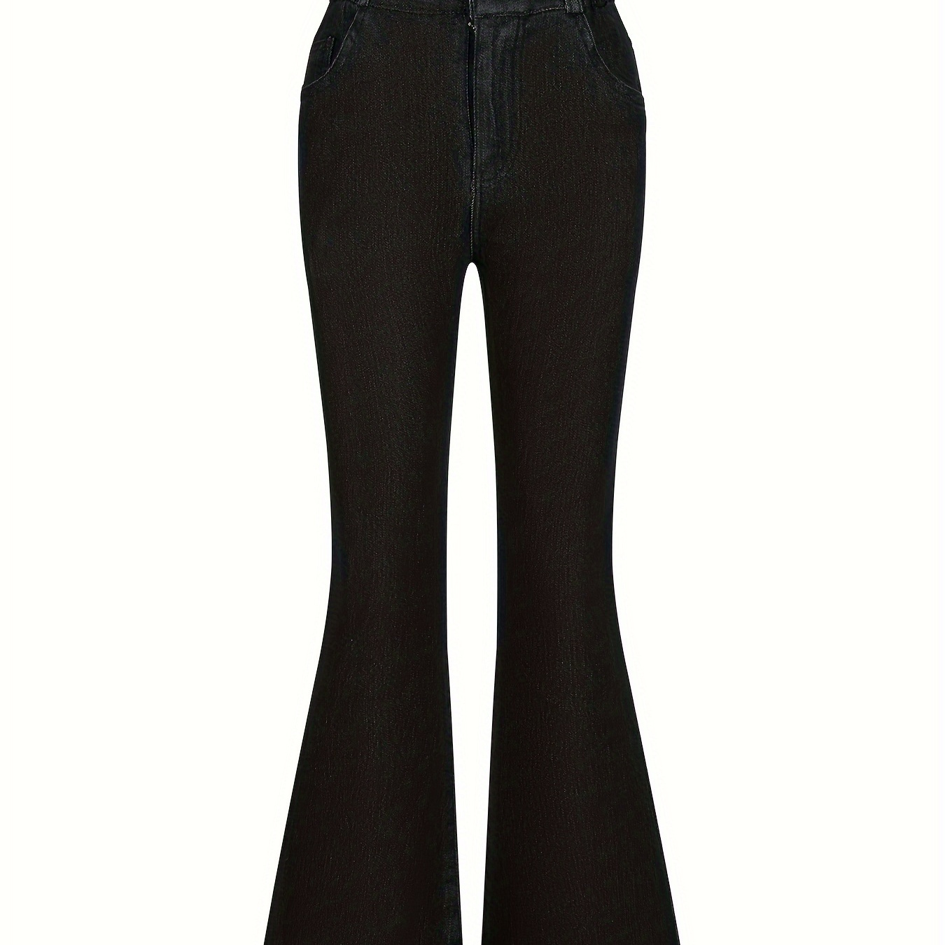 

Leg Long-length Slight Bootcut Trousers Fly For Going -