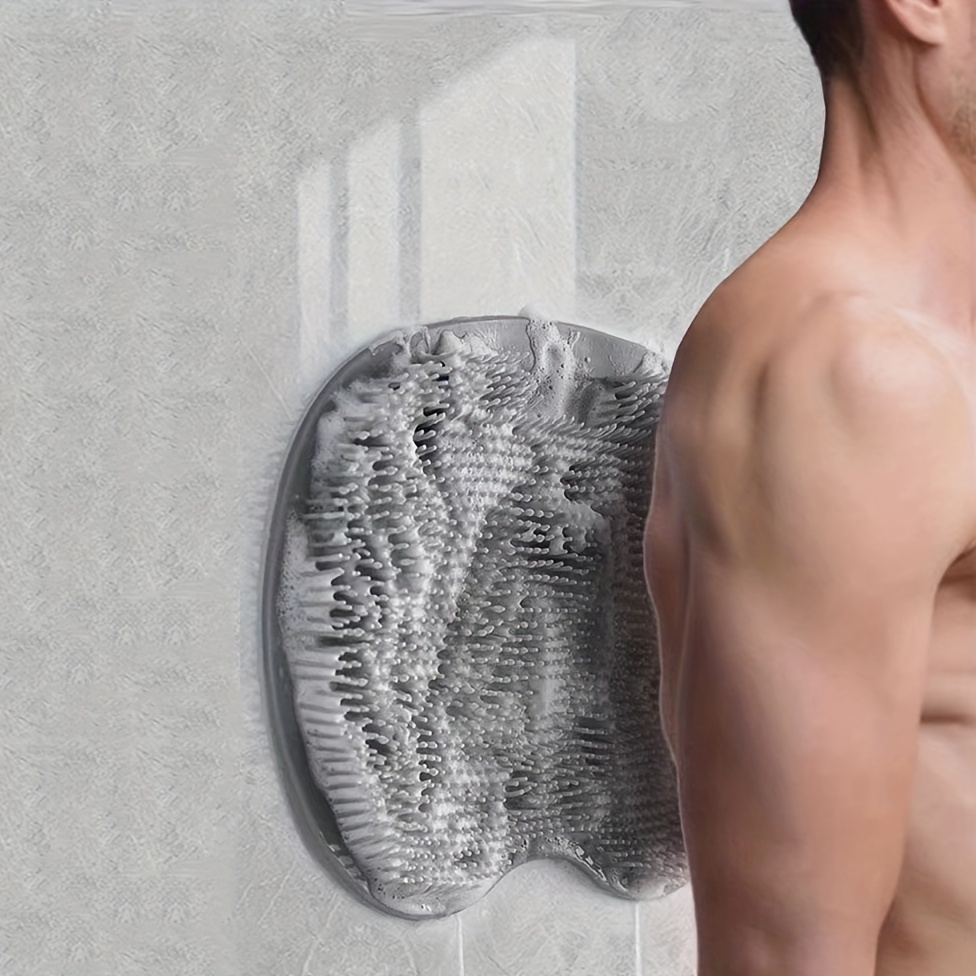 1 pièce Grattoir de massage exfoliant pour douche, tapis de bain